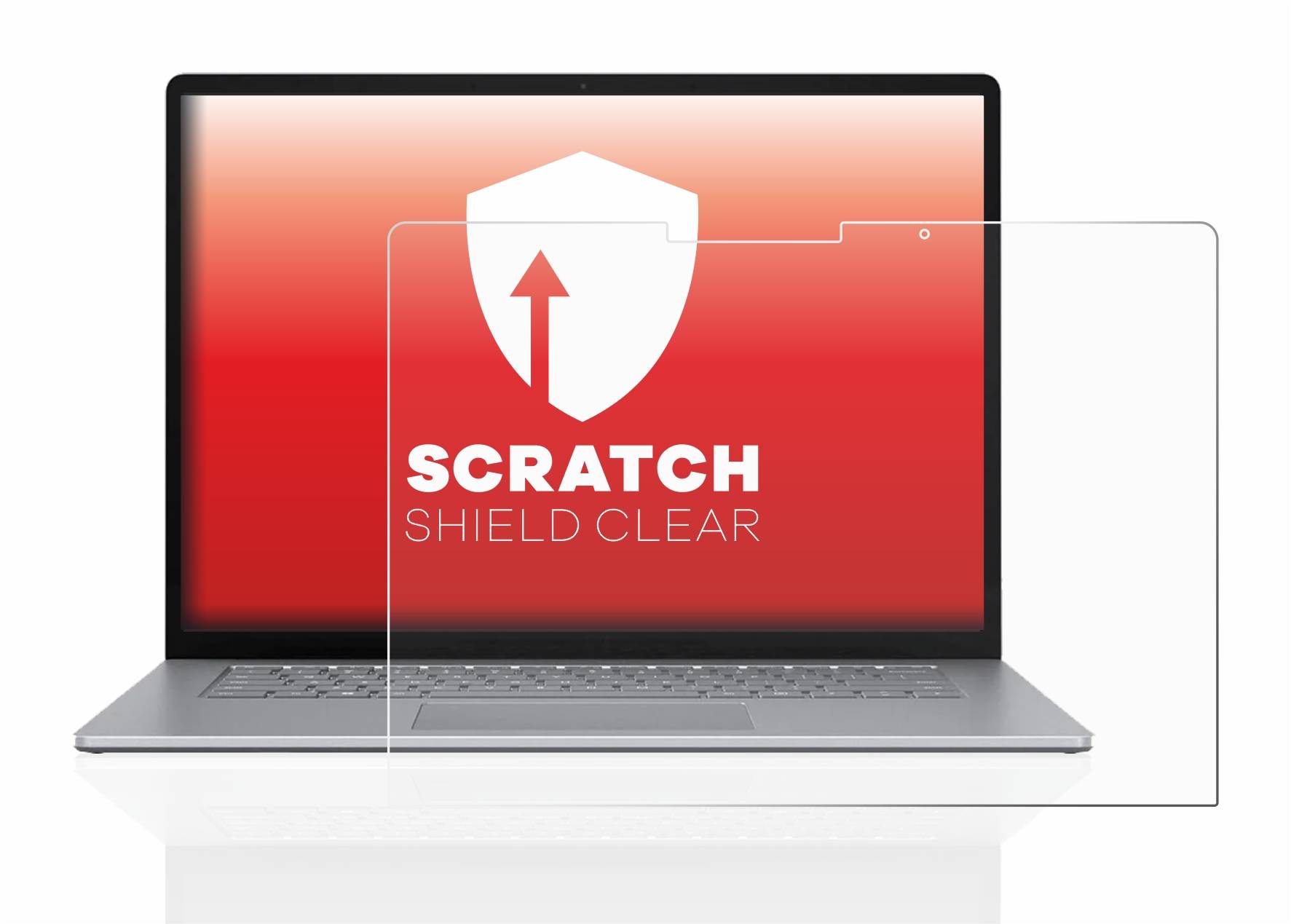 upscreen Scratch Shield Clear Premium Displayschutzfolie für Microsoft Surface Laptop 5