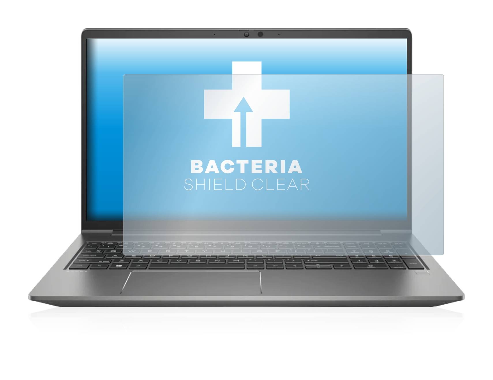upscreen Bacteria Shield Clear Premium Antibakterielle Displayschutzfolie für HP Zbook Power