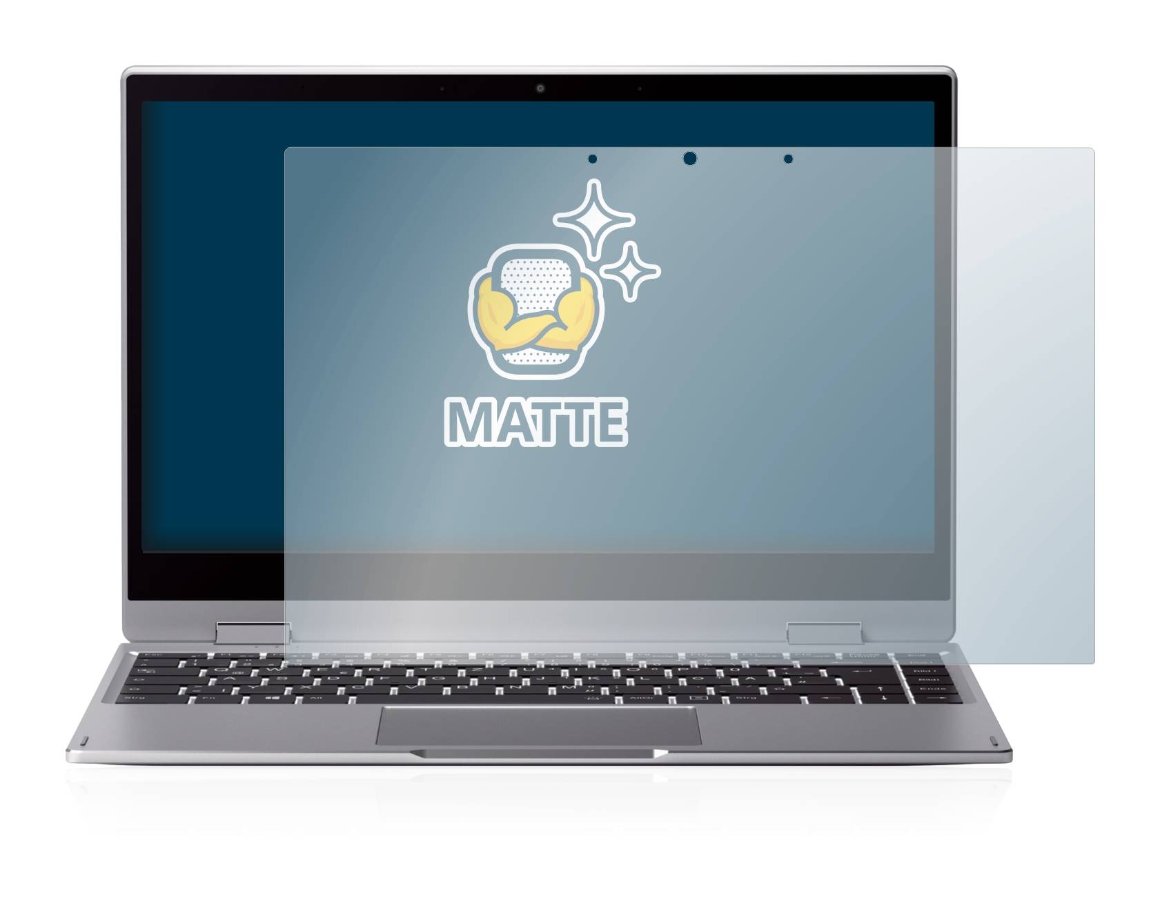 BROTECT Schutzfolie für MEDION Akoya S14406 Folie Matt Entspiegelt