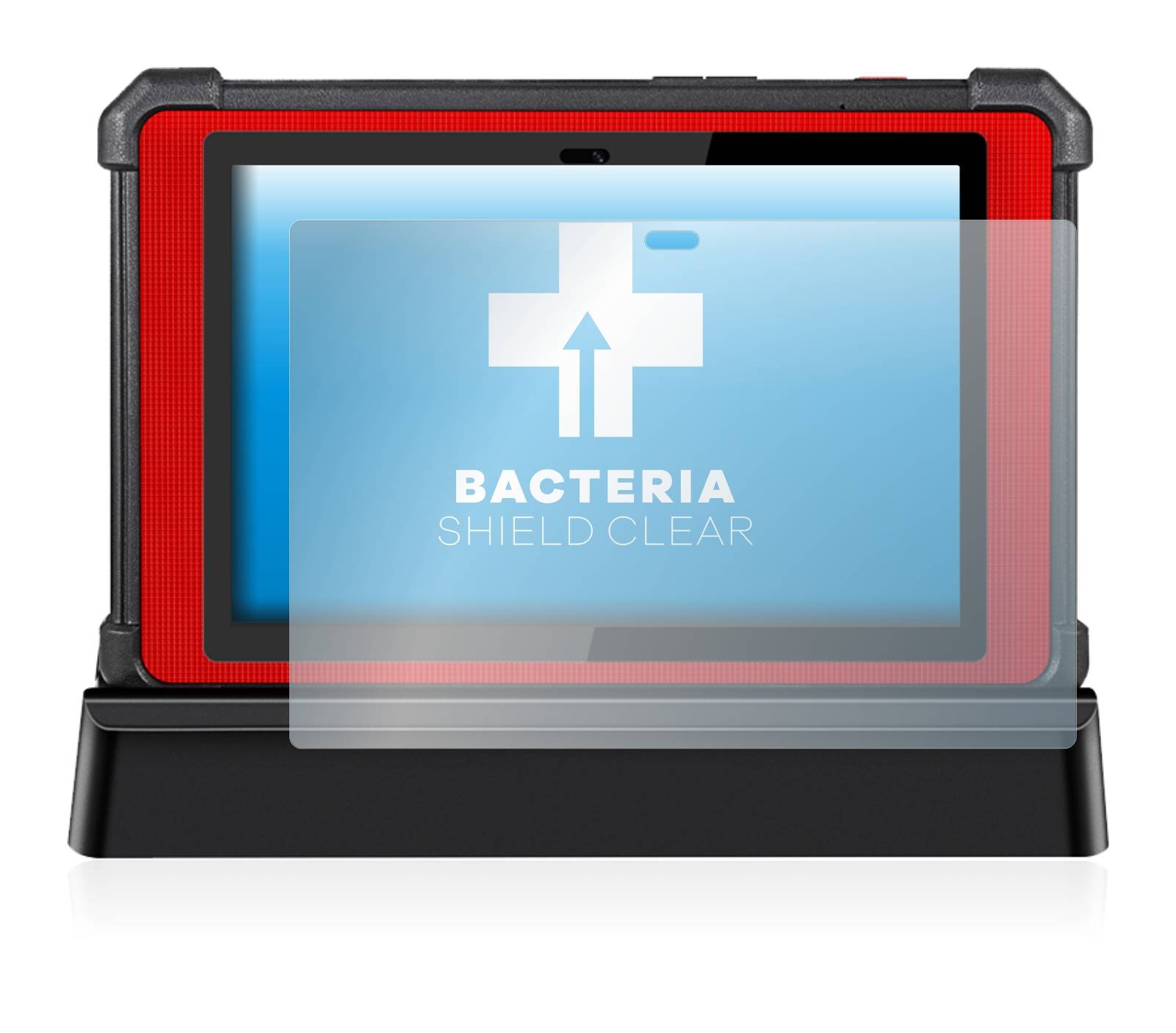upscreen Bacteria Shield Clear Premium Antibakterielle Displayschutzfolie für Launch X431