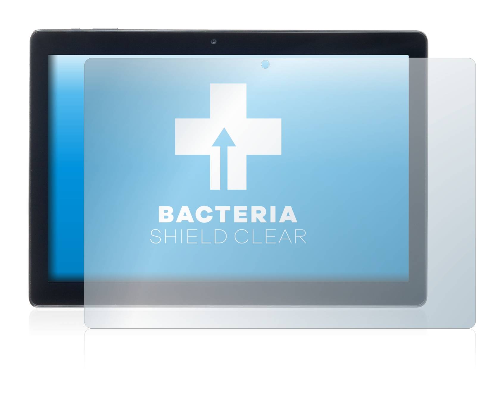 upscreen Bacteria Shield Clear Premium Antibakterielle Displayschutzfolie für Odys Space One