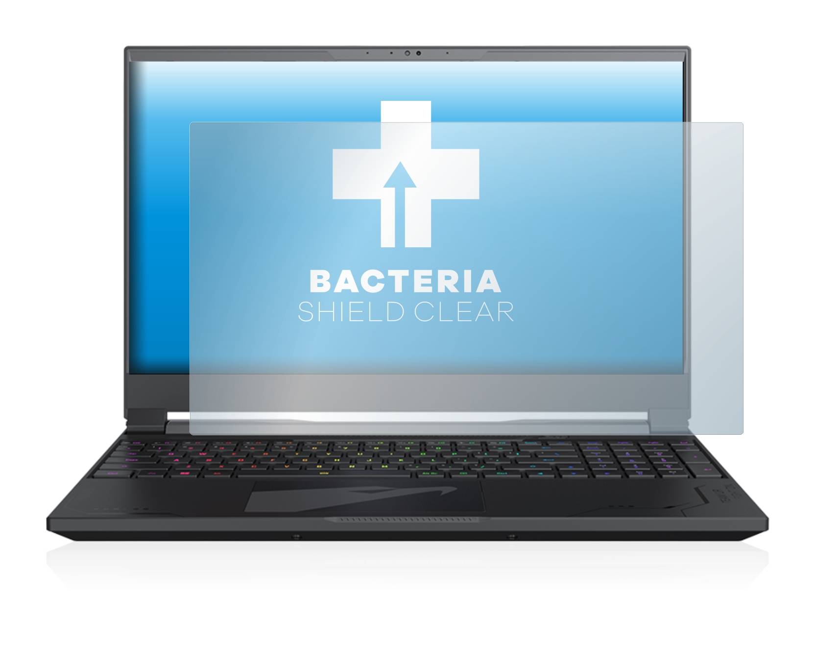 upscreen Bacteria Shield Clear Premium Antibakterielle Displayschutzfolie für Gigabyte AORUS
