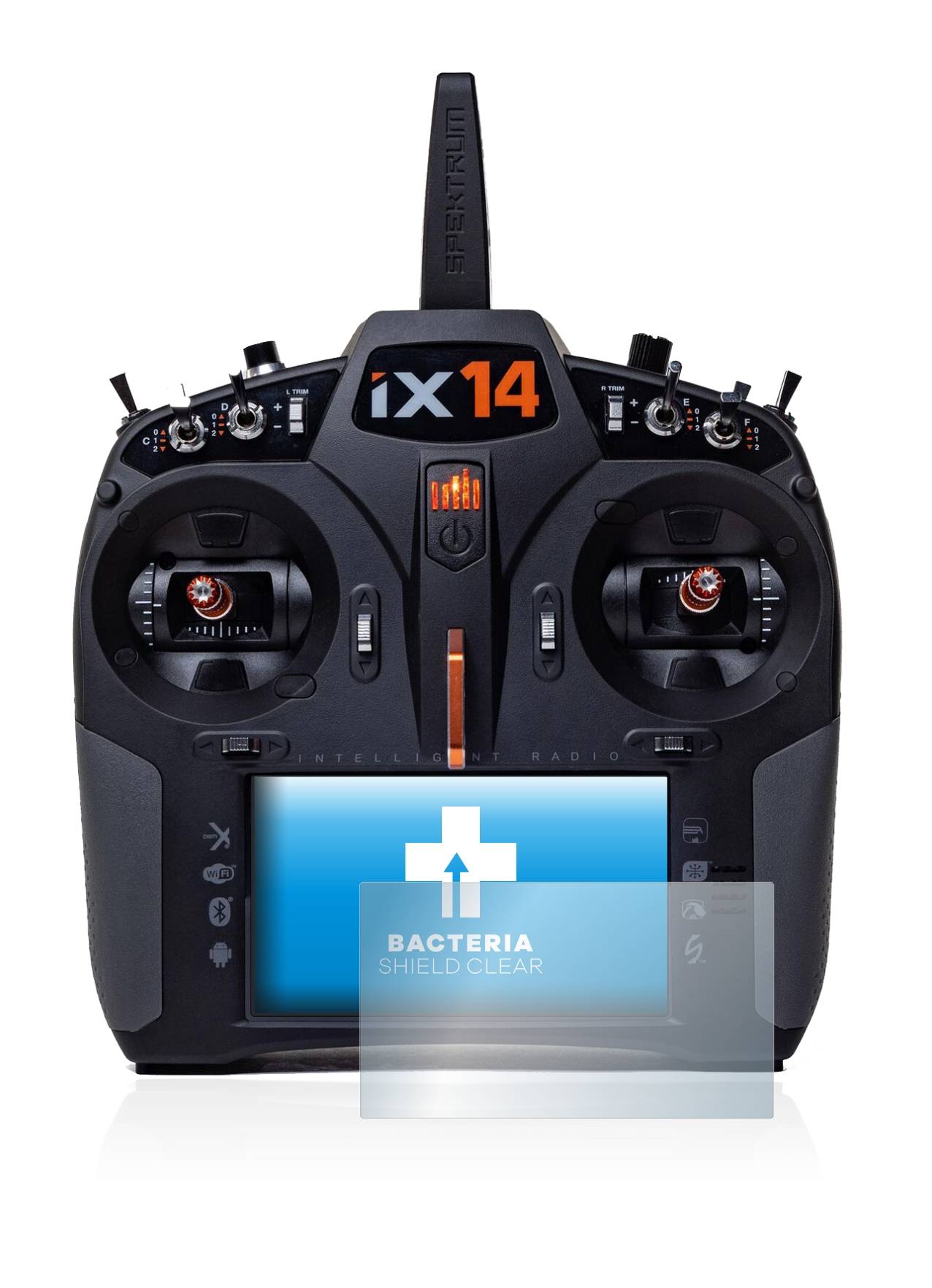 upscreen Bacteria Shield Clear Premium Antibakterielle Displayschutzfolie für Spektrum