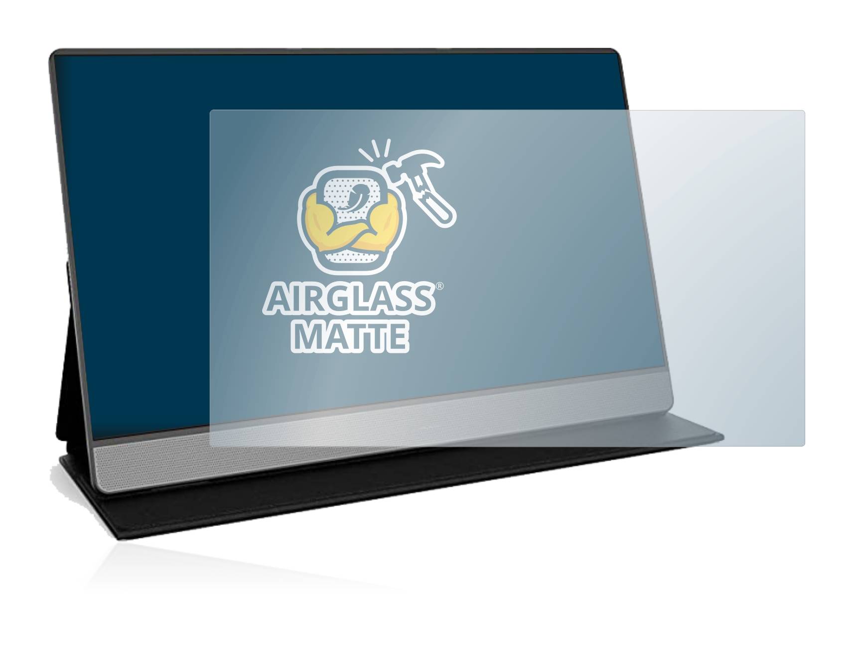 BROTECT AirGlass Matte Schutzglas Folie für Koorui 15B1 Tragbarer Monitor