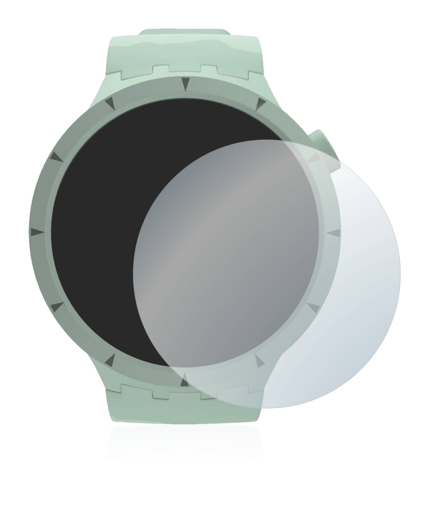 upscreen Schutzfolie für Swatch Big Bold Bioceramic Kratzschutz Anti-Fingerprint Klar