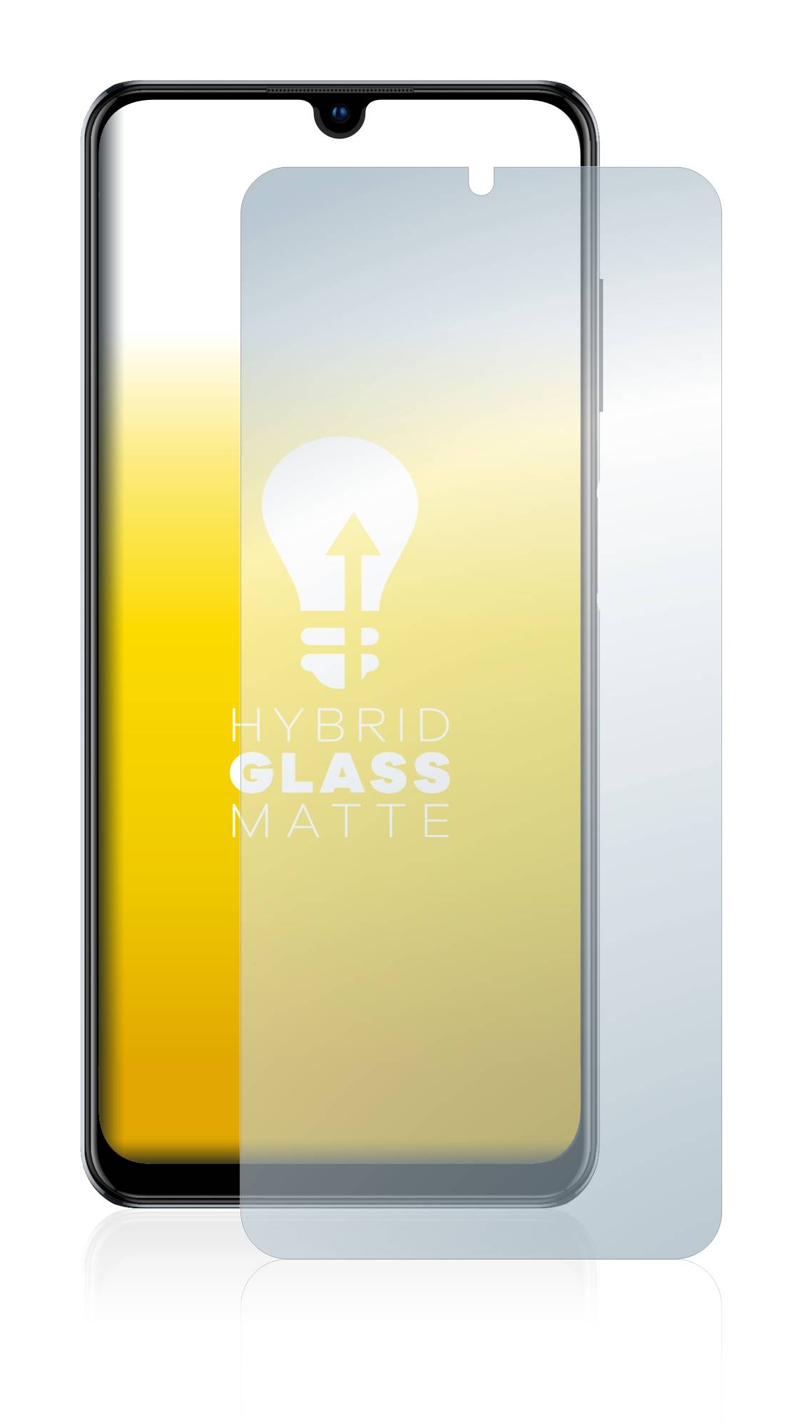 upscreen Flexible Schutz Glas Folie für ZTE A72 Blade Schutzglas 9H Hybridglas Matt Entspiegelt
