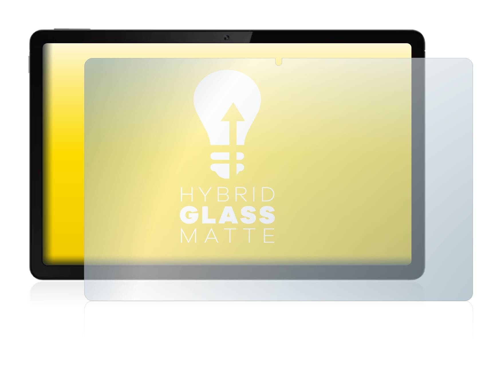 upscreen Hybrid Glass Matte Premium Schutzglas Folie für realme Pad