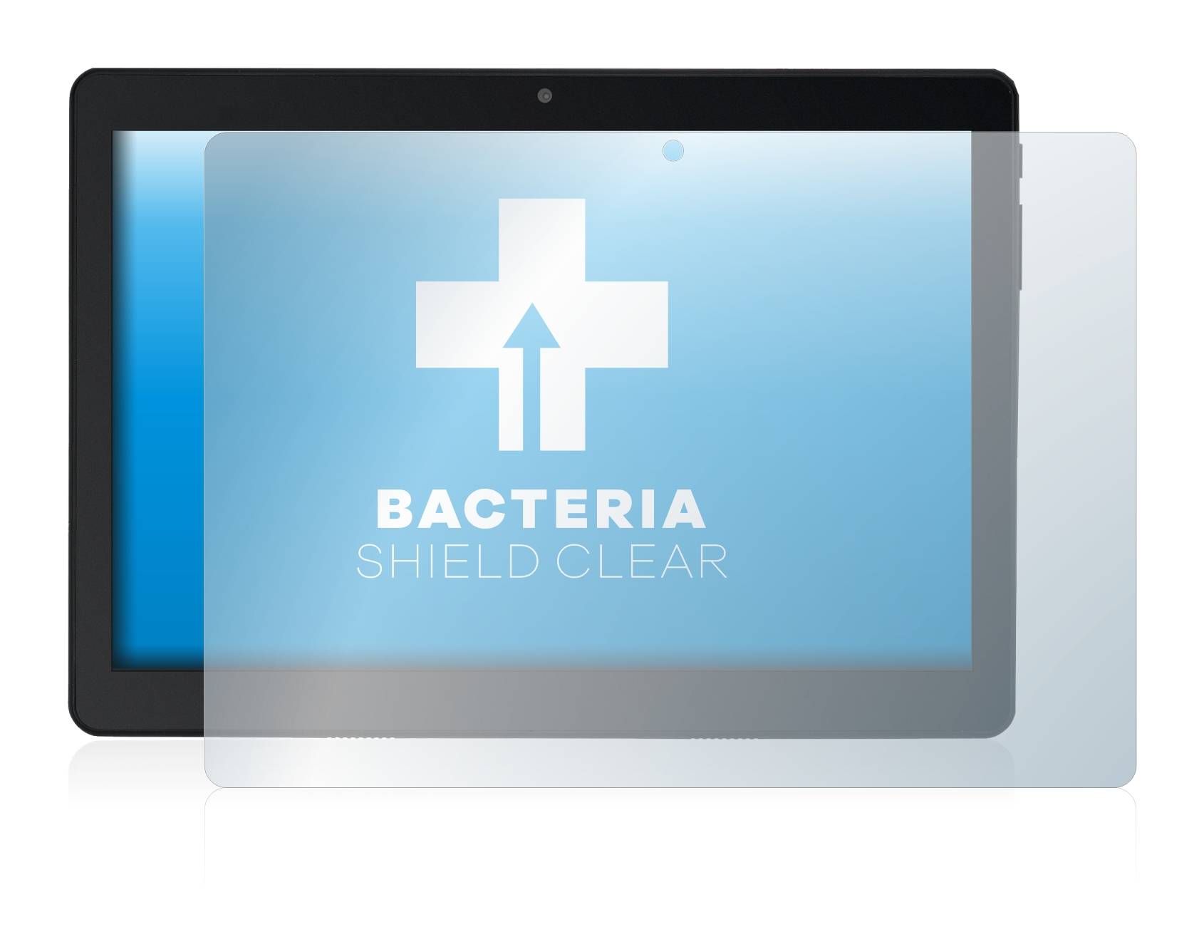 upscreen Bacteria Shield Clear Premium Antibakterielle Displayschutzfolie für Acepad A145