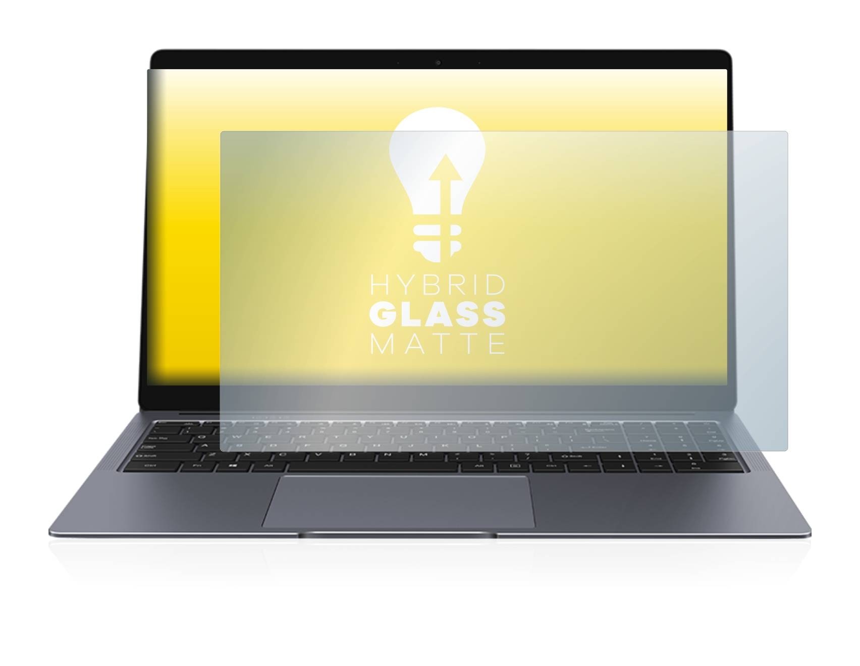 upscreen Hybrid Glass Matte Premium Schutzglas Folie für Chuwi LapBook