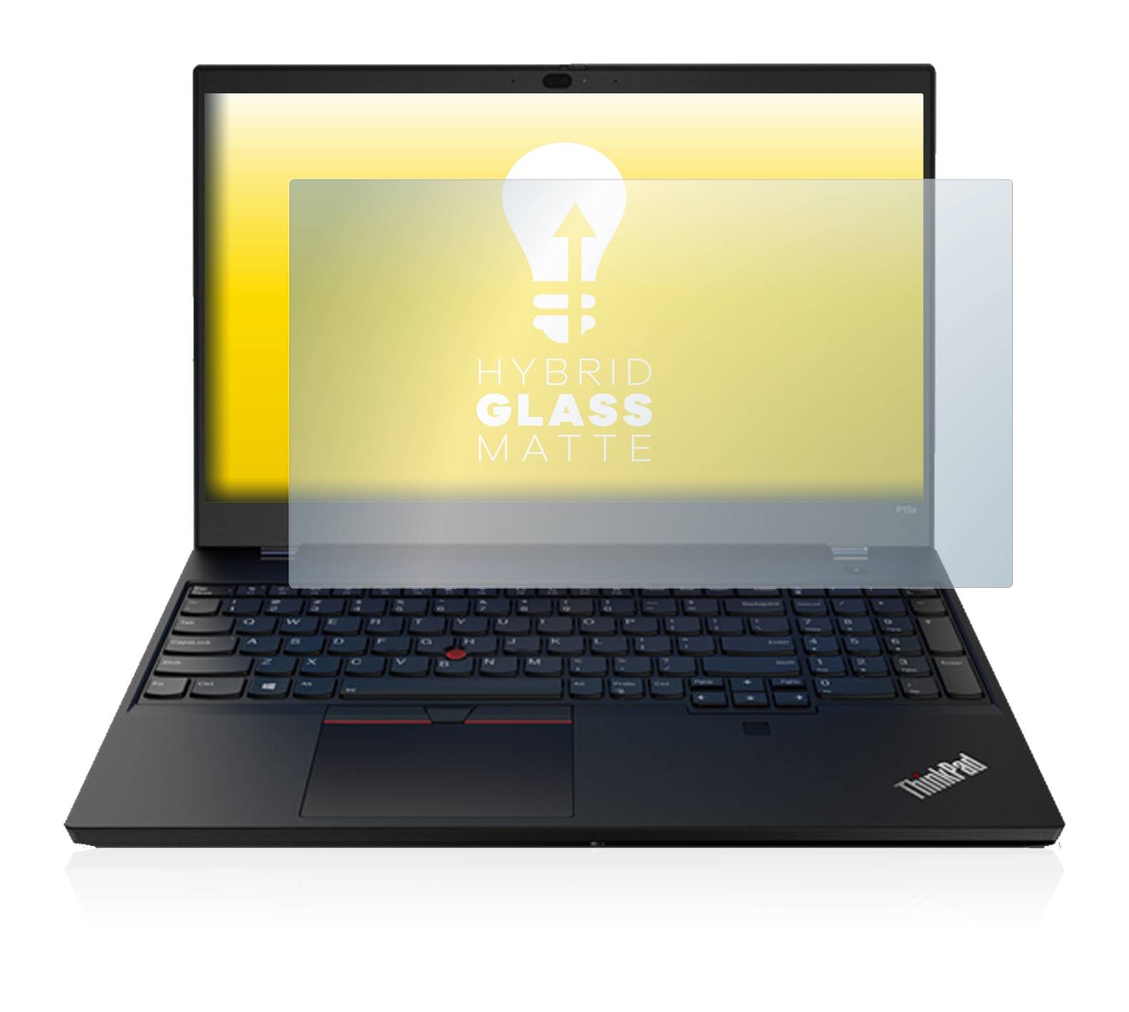 upscreen Hybrid Glass Matte Premium Schutzglas Folie für Lenovo ThinkPad