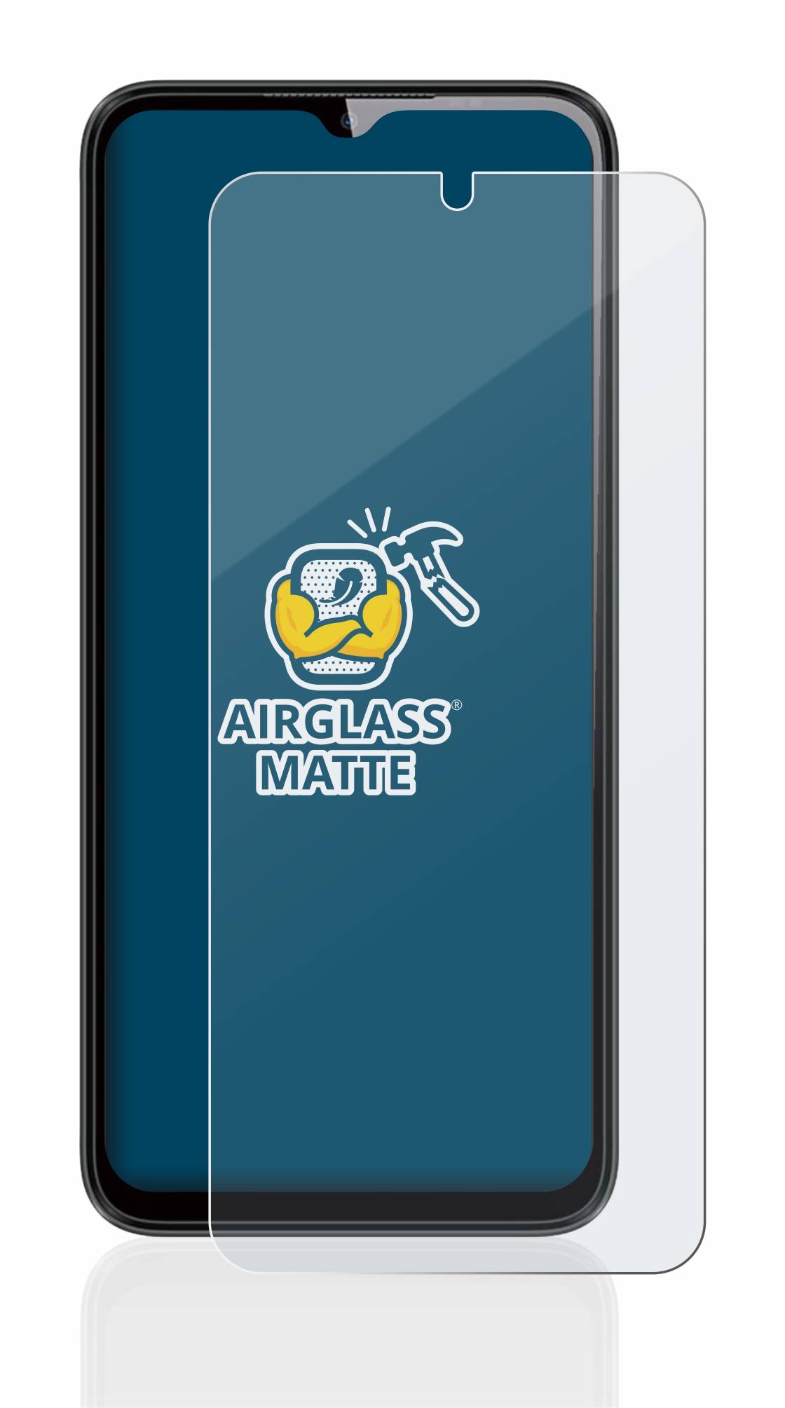 BROTECT AirGlass Flexible Schutz Glas Folie für Oukitel C31 Pro Matt Entspiegelt