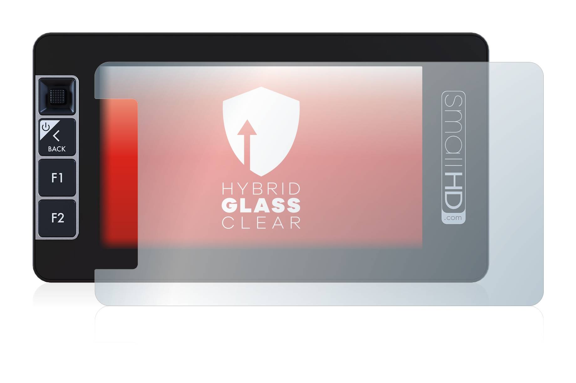 upscreen Hybrid Glass Clear Premium Schutzglas Folie für SmallHD 503 Ultra