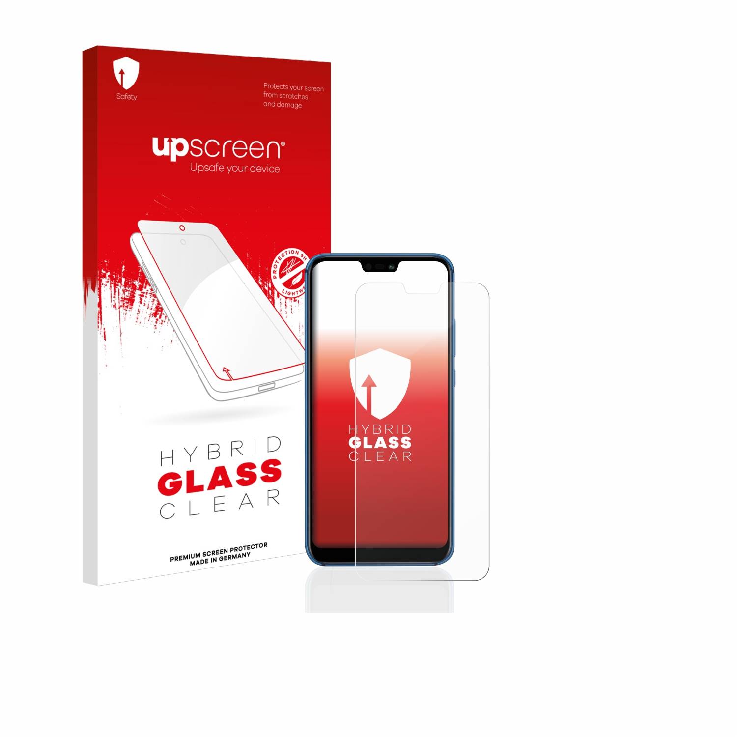 upscreen Flexible Schutz Glas Folie für Huawei P20 lite 2018 Schutzglas 9H Hybridglas Klar