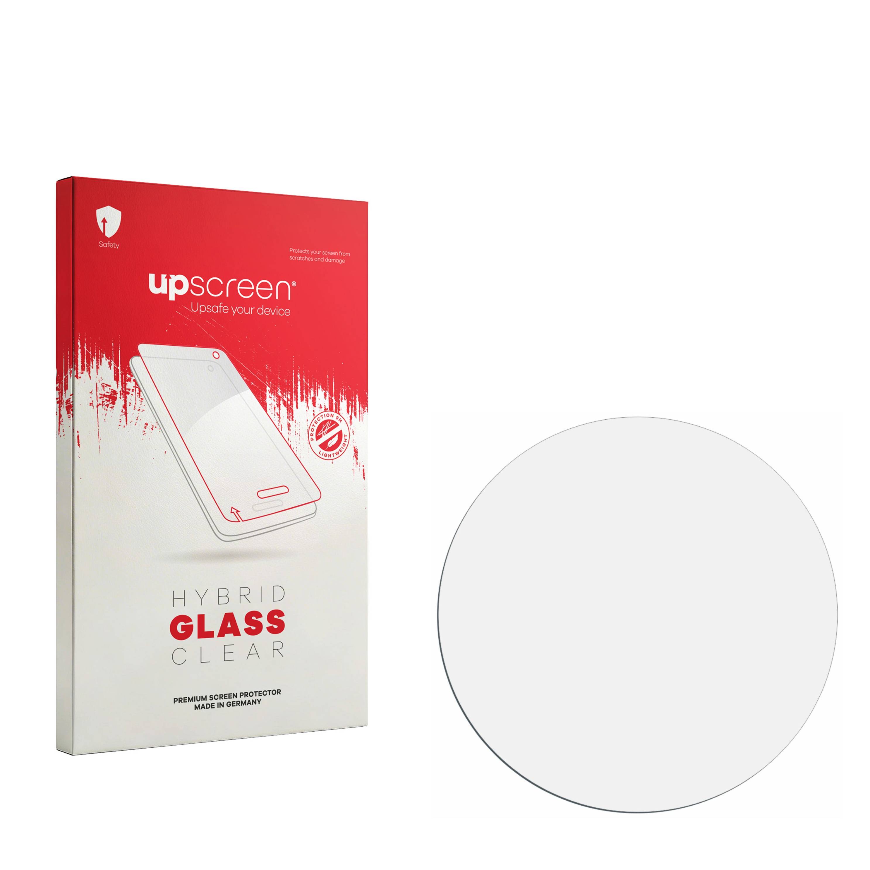 upscreen Hybrid Glass Clear Premium Schutzglas Folie für Garmin Forerunner