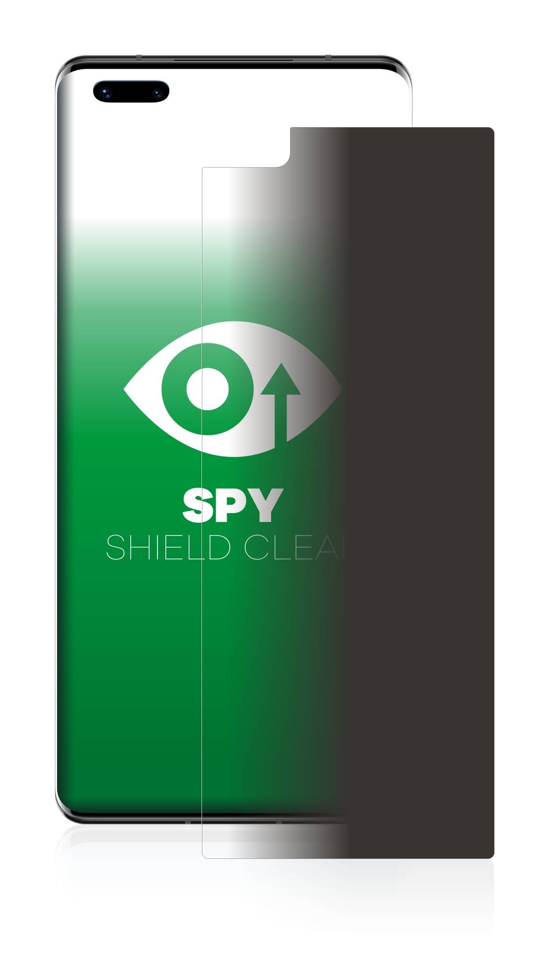 upscreen Blickschutzfolie für Huawei Mate 40 Pro Anti-Spy Privacy Blaulichtschutz Sichtschutzfolie