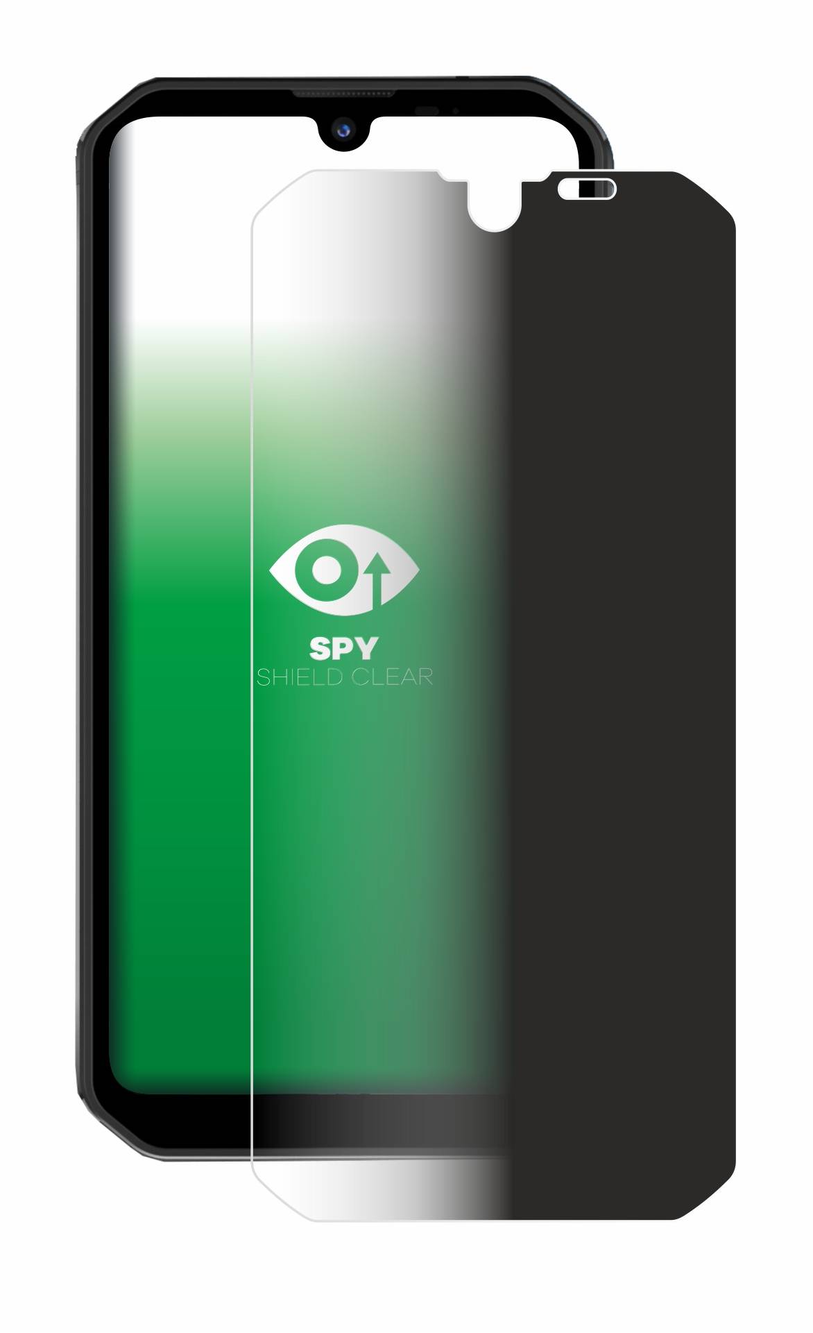 upscreen Blickschutzfolie für Blackview BV9900 Pro Anti-Spy Privacy Blaulichtschutz Sichtschutzfolie