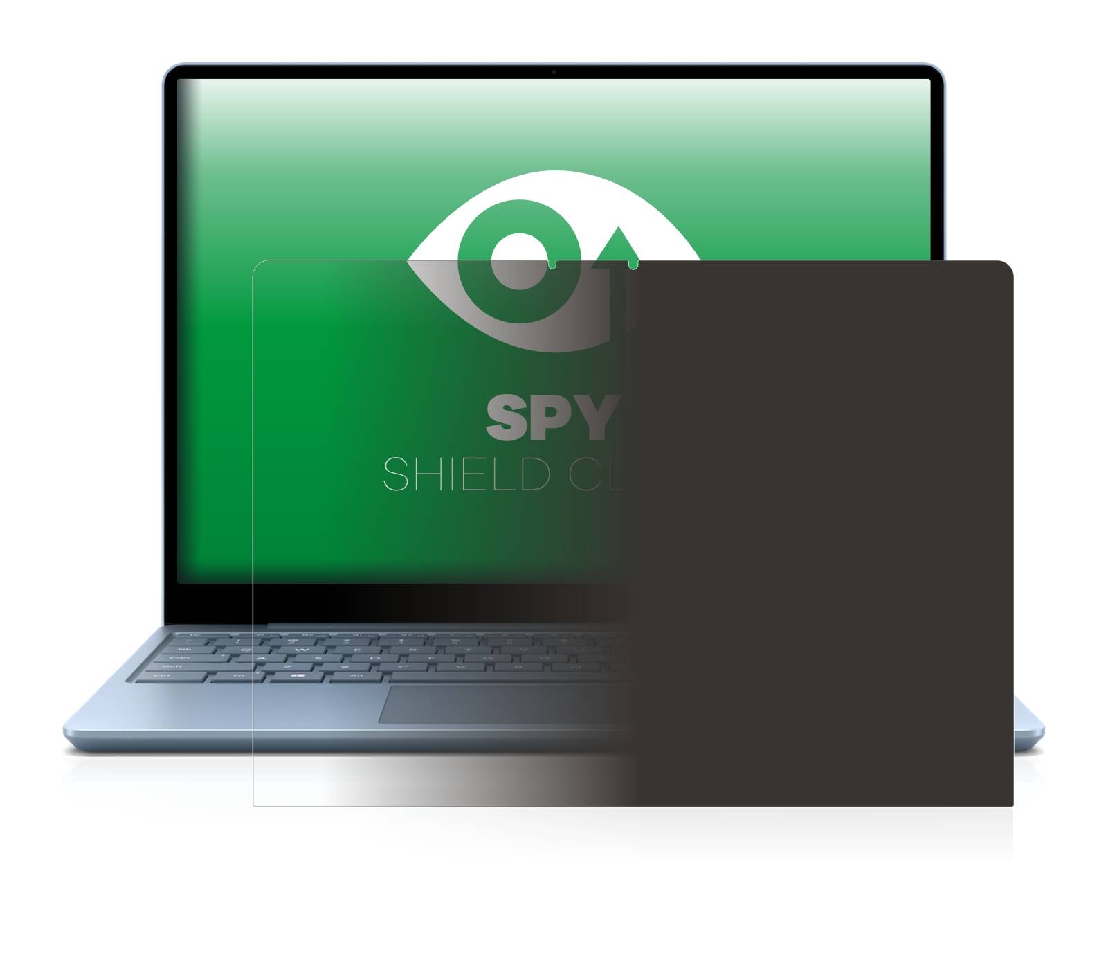 upscreen Blickschutzfolie für Microsoft Surface Laptop Go Anti-Spy Privacy Blaulichtschutz Sichtschutzfolie
