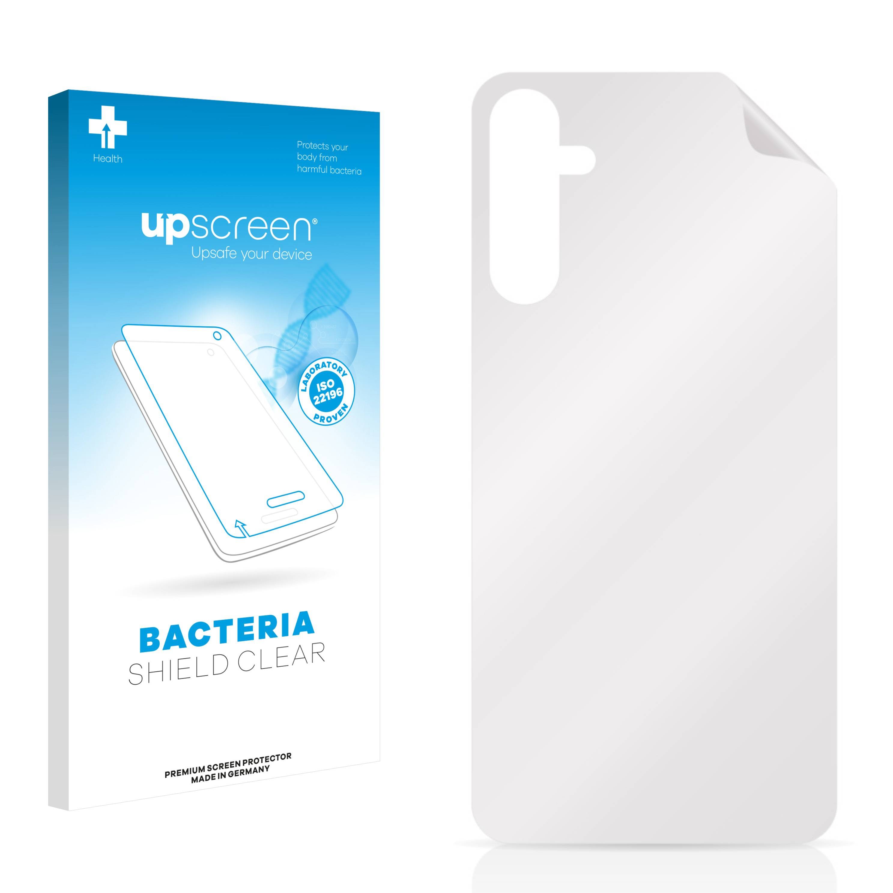 upscreen Schutzfolie für Samsung Galaxy A34 5G (Rückseite) Antibakterielle Folie Klar Anti-Kratzer
