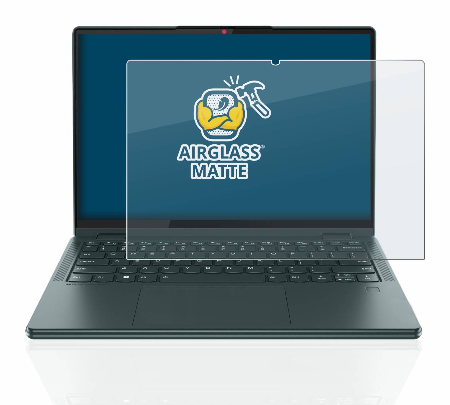 BROTECT AirGlass Matte Schutzglas Folie für Lenovo Yoga 6 13.3 (8.