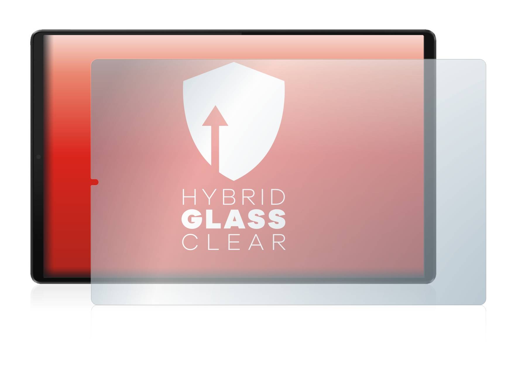upscreen Hybrid Glass Clear Premium Schutzglas Folie für Lenovo Tab M10 FHD Plus (2.