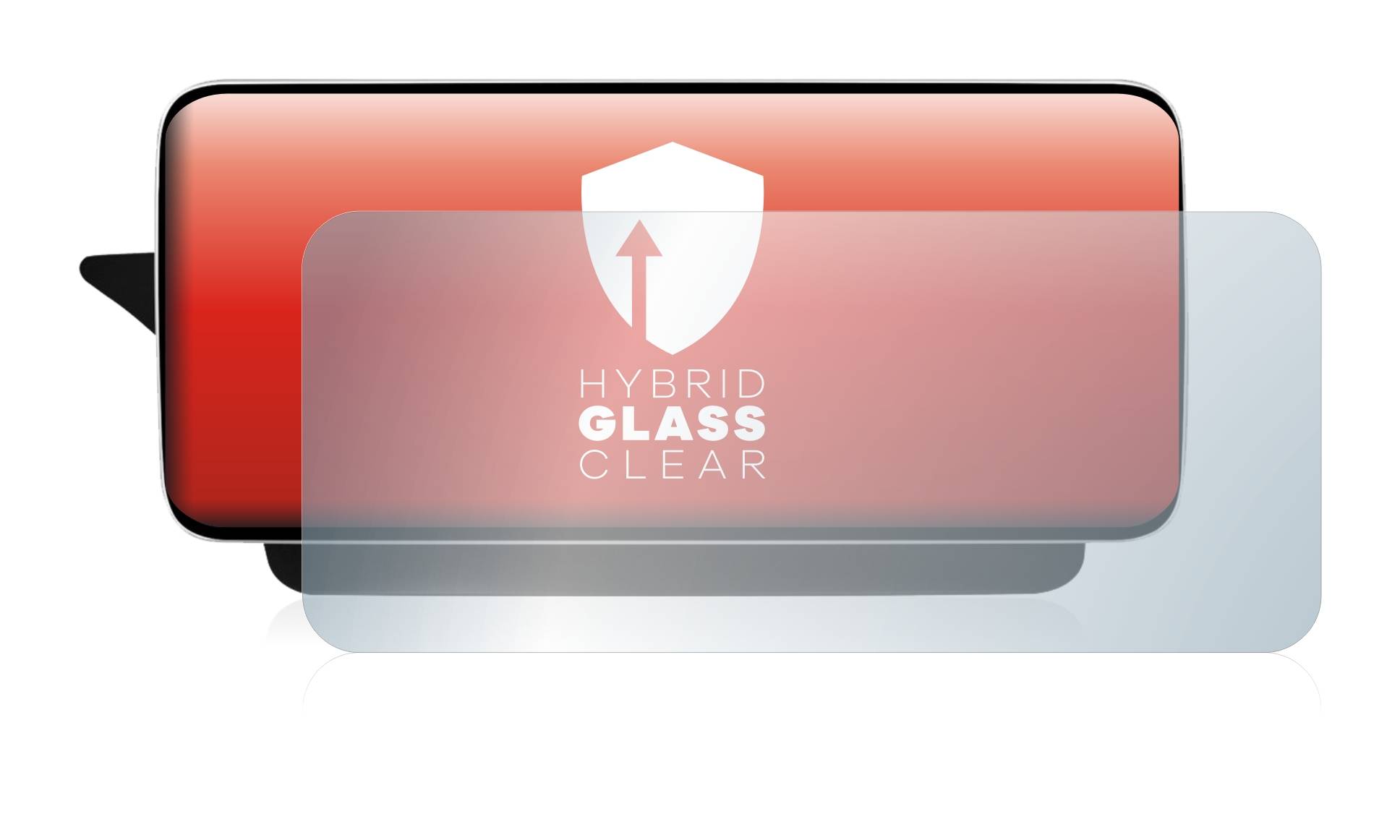 upscreen Hybrid Glass Clear Premium Schutzglas Folie für Koason Mercedes-Benz E W212 S212