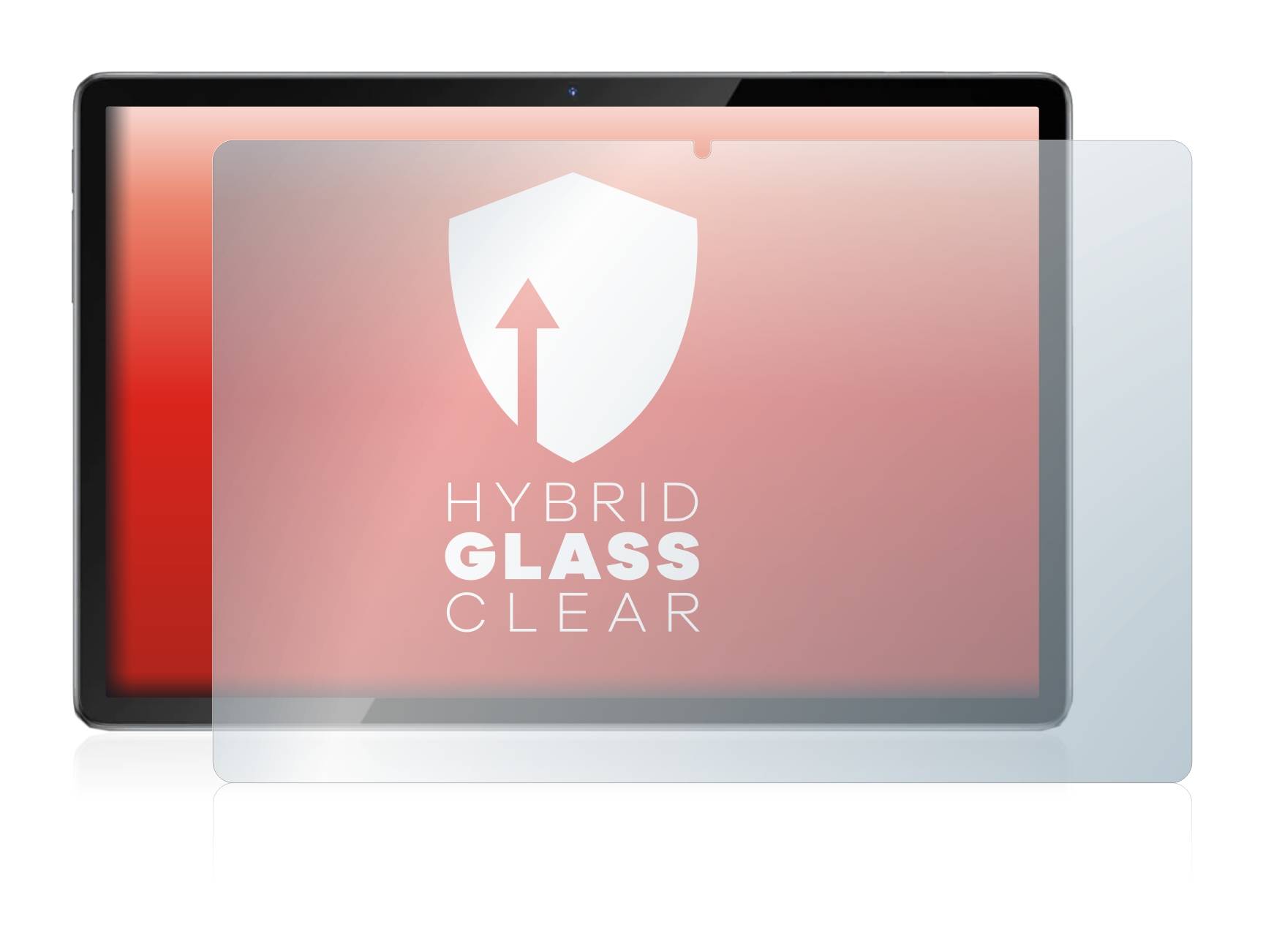 upscreen Hybrid Glass Clear Premium Schutzglas Folie für Blackview Tab