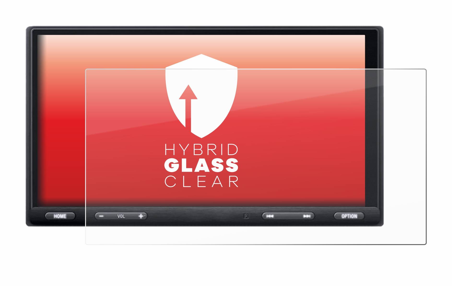 upscreen Flexible Schutz Glas Folie für Sony XAV-AX5650 Schutzglas 9H Hybridglas Klar