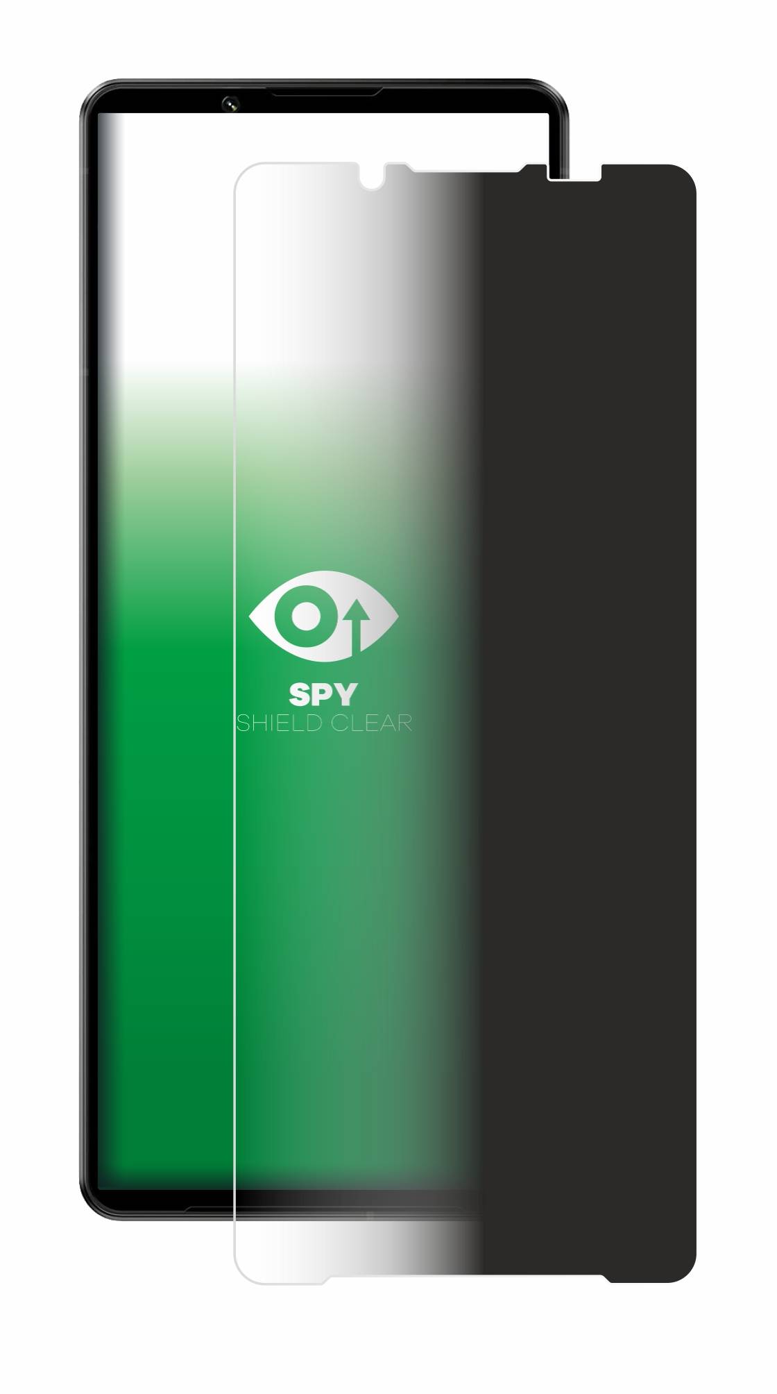 upscreen Blickschutzfolie für Sony Xperia 1 IV Anti-Spy Privacy Blaulichtschutz Sichtschutzfolie