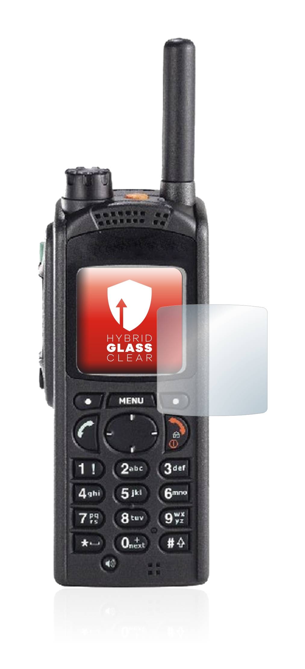 upscreen Hybrid Glass Clear Premium Schutzglas Folie für Motorola