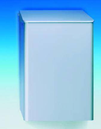 CWS Abfallbehälter klein, 6 l Aluminium eloxiert