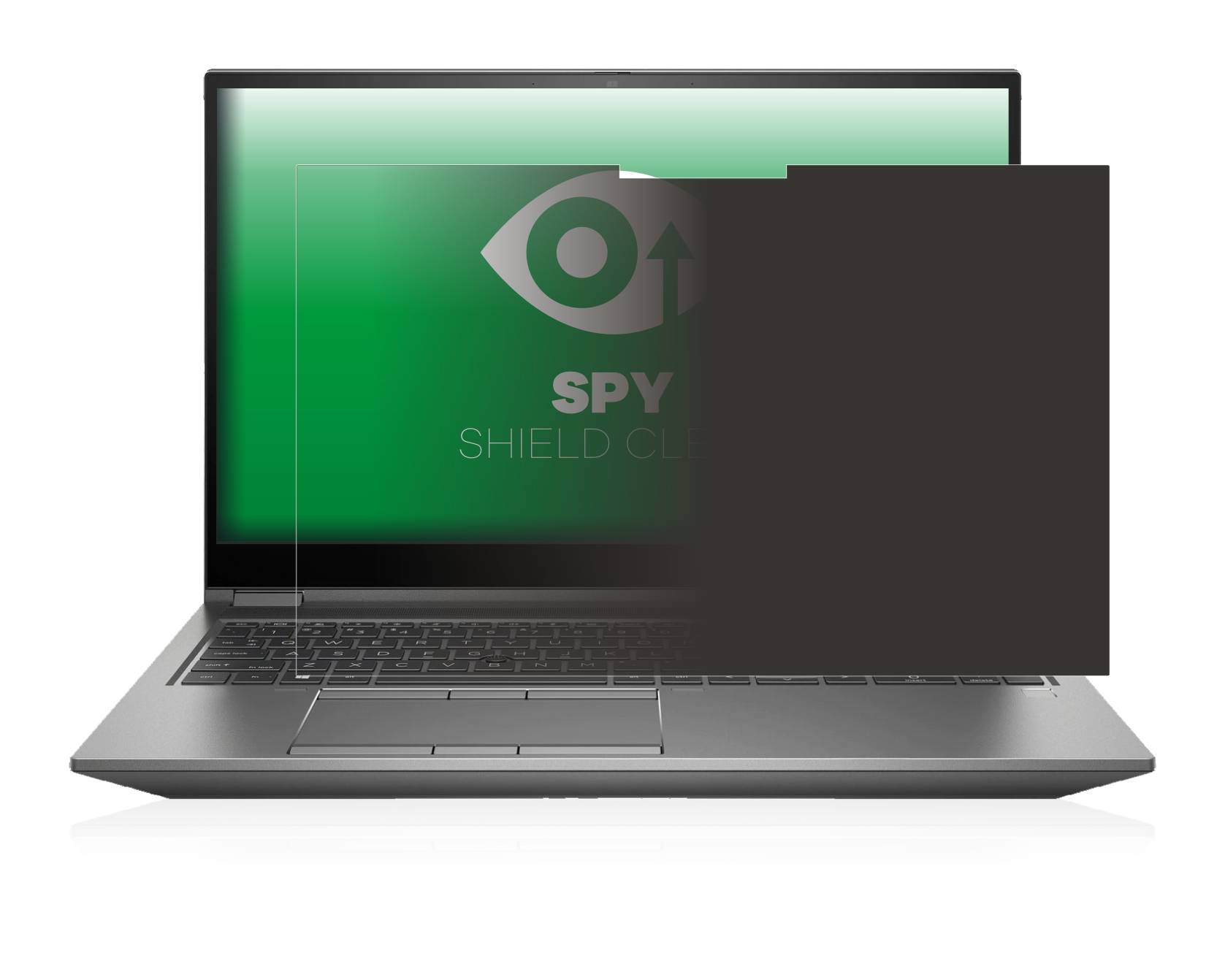 upscreen Blickschutzfolie für HP ZBook Fury 15 G8 Touch Anti-Spy Privacy Blaulichtschutz Sichtschutzfolie