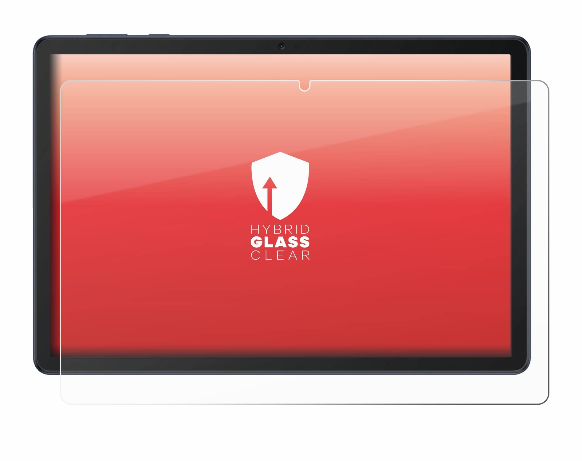 upscreen Hybrid Glass Clear Premium Schutzglas Folie für Huawei MatePad