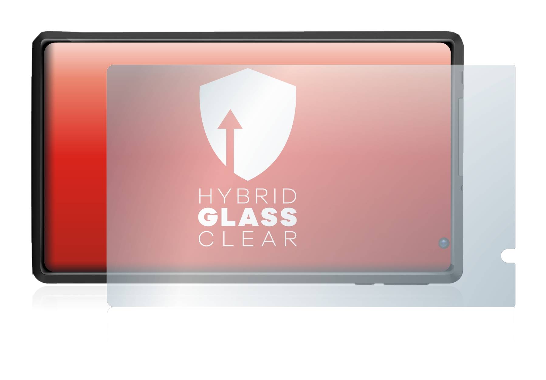 upscreen Hybrid Glass Clear Premium Schutzglas Folie für Pritom