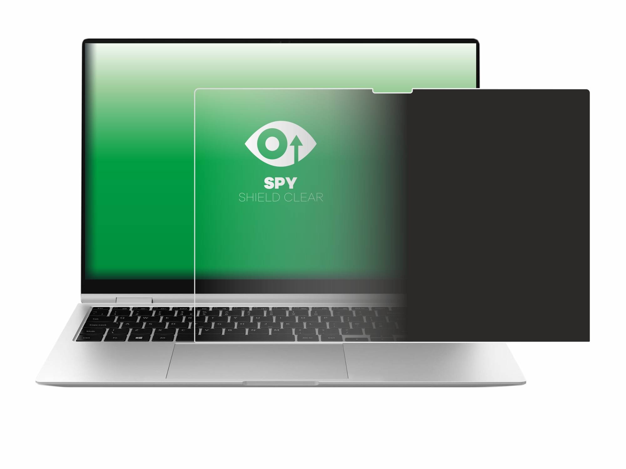 upscreen Blickschutzfolie für Samsung Galaxy Book2 Pro 360 15.6" Anti-Spy Privacy Blaulichtschutz Sichtschutzfolie