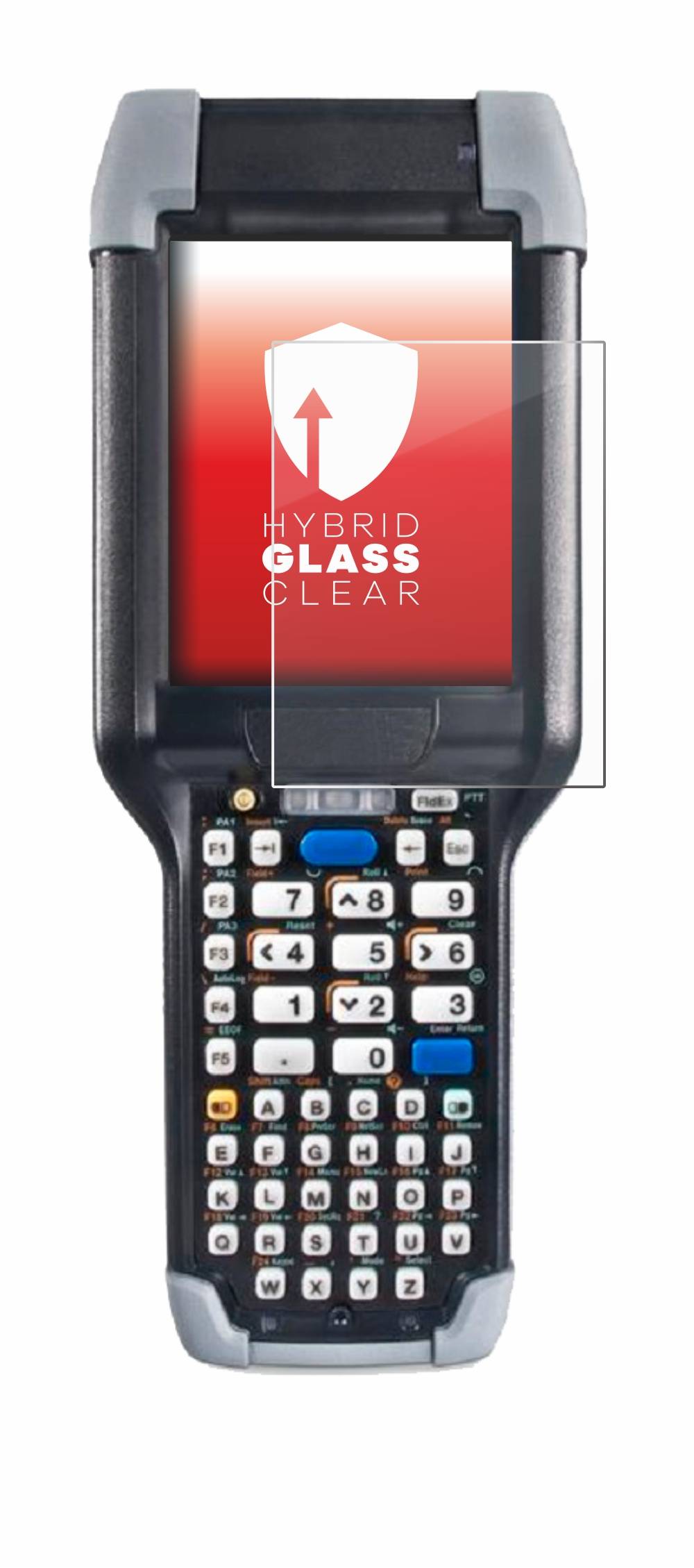 upscreen Hybrid Glass Clear Premium Schutzglas Folie für Intermec