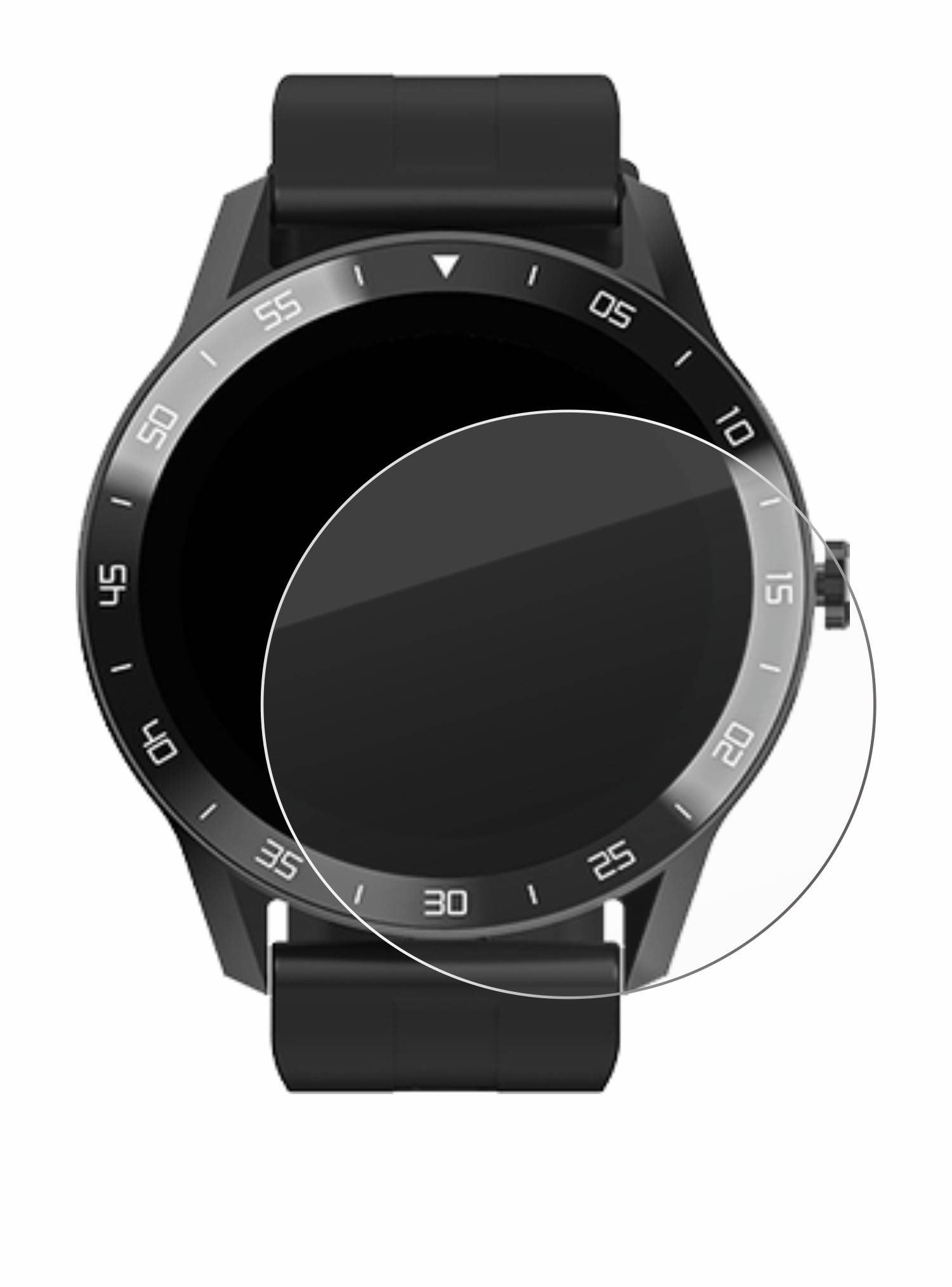 upscreen Hybrid Glass Clear Premium Schutzglas Folie für Iowodo