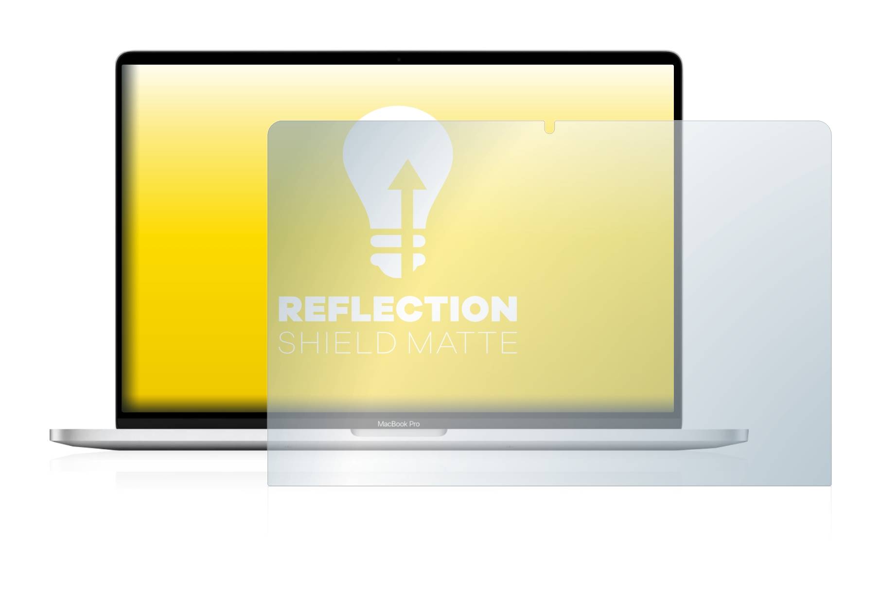 upscreen Schutzfolie für Apple MacBook Pro 16" 2019 Folie Matt Entspiegelt Anti-Reflex