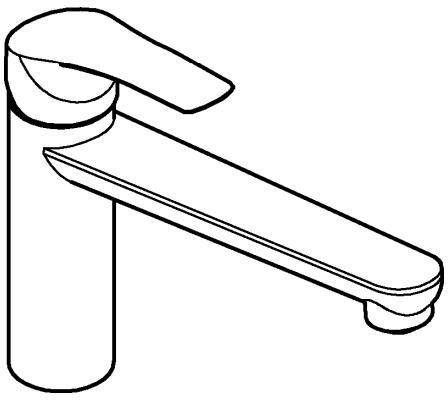 GROHE EH-SPT-Batterie Eurosmart 30617 Vor-Fenster-Montage mh. Auslauf chrom