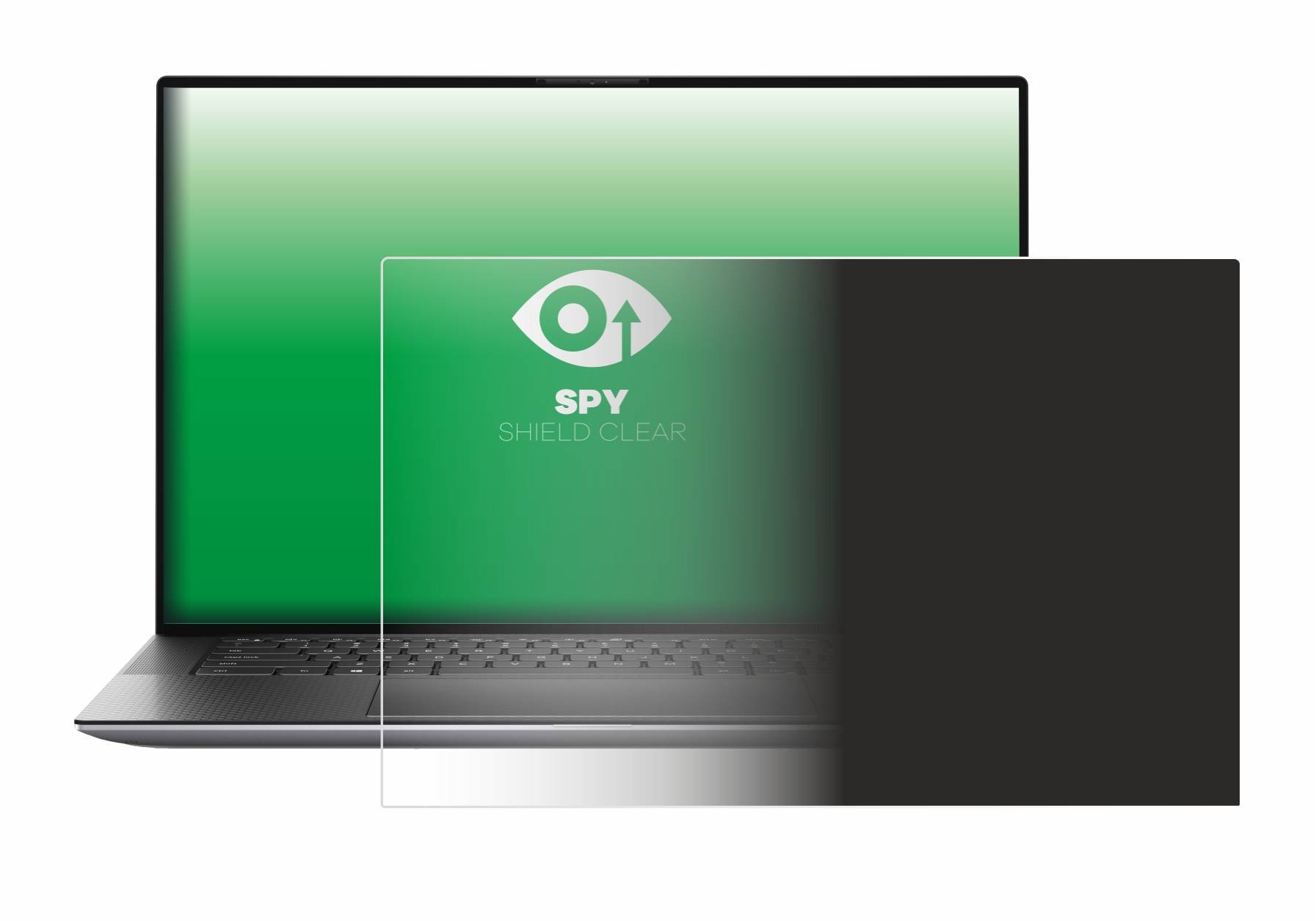 upscreen Blickschutzfolie für Dell Precision 5560 Anti-Spy Privacy Blaulichtschutz Sichtschutzfolie