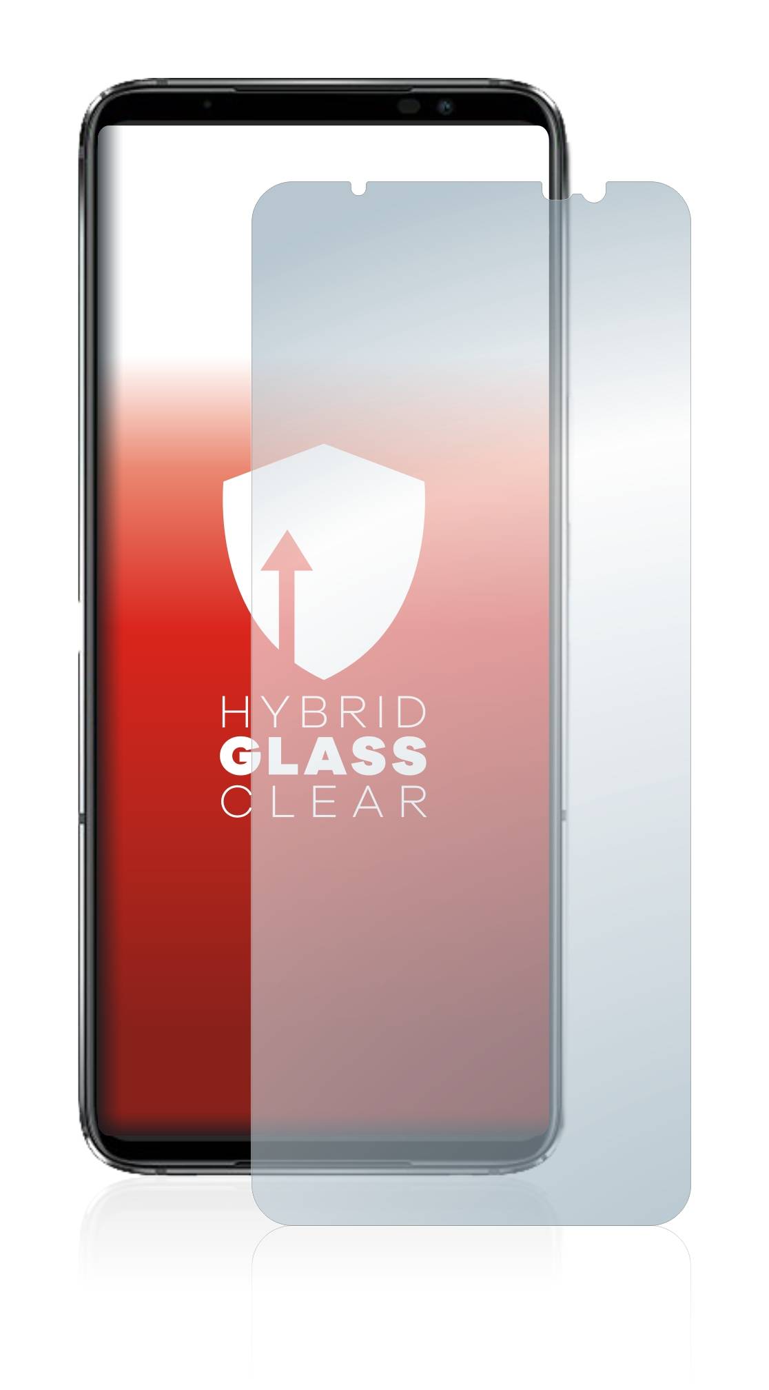 upscreen Flexible Schutz Glas Folie für ASUS ROG Phone 6D Schutzglas 9H Hybridglas Klar