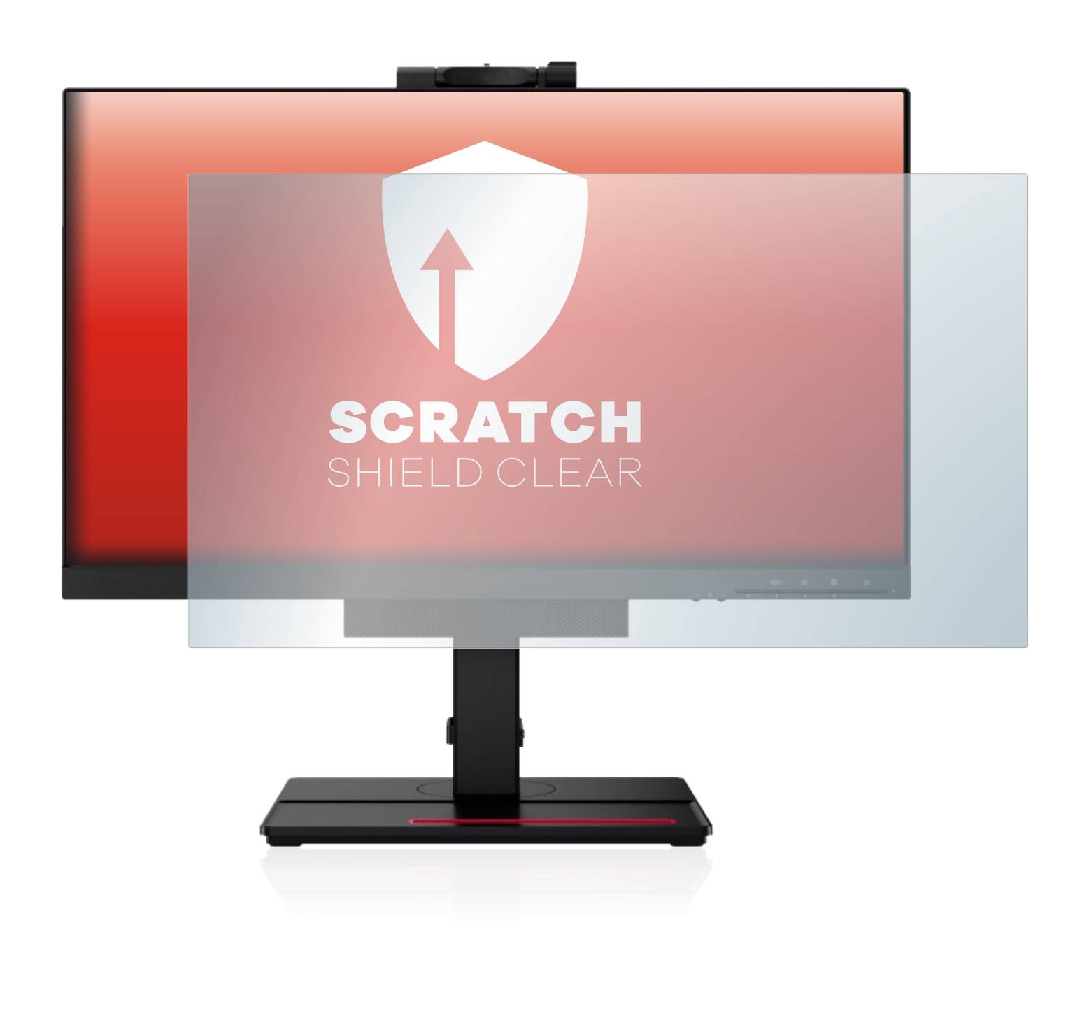 upscreen Scratch Shield Clear Premium Displayschutzfolie für Lenovo ThinkCentre TIO24 Gen
