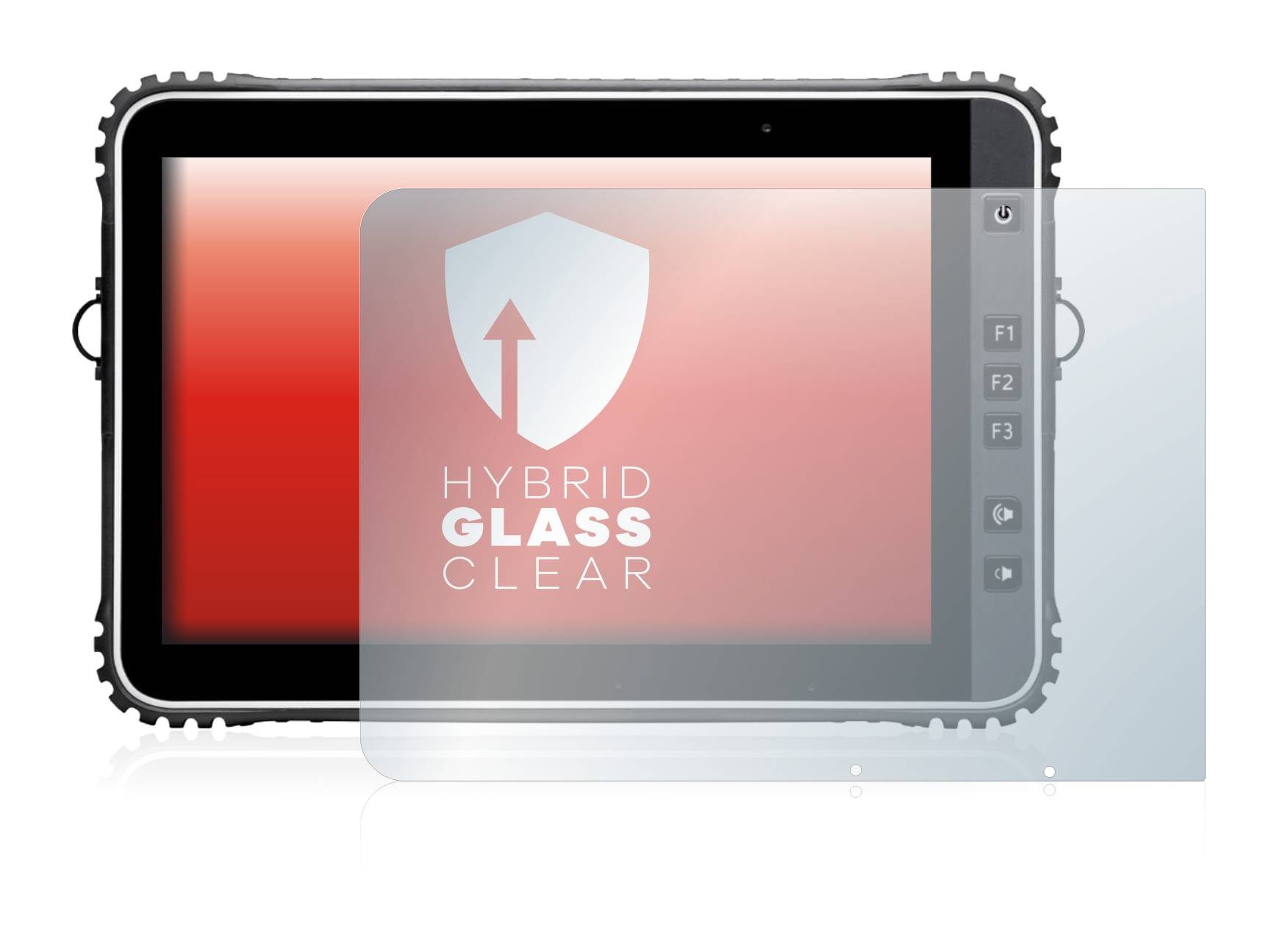 upscreen Hybrid Glass Clear Premium Schutzglas Folie für Handheld Algiz