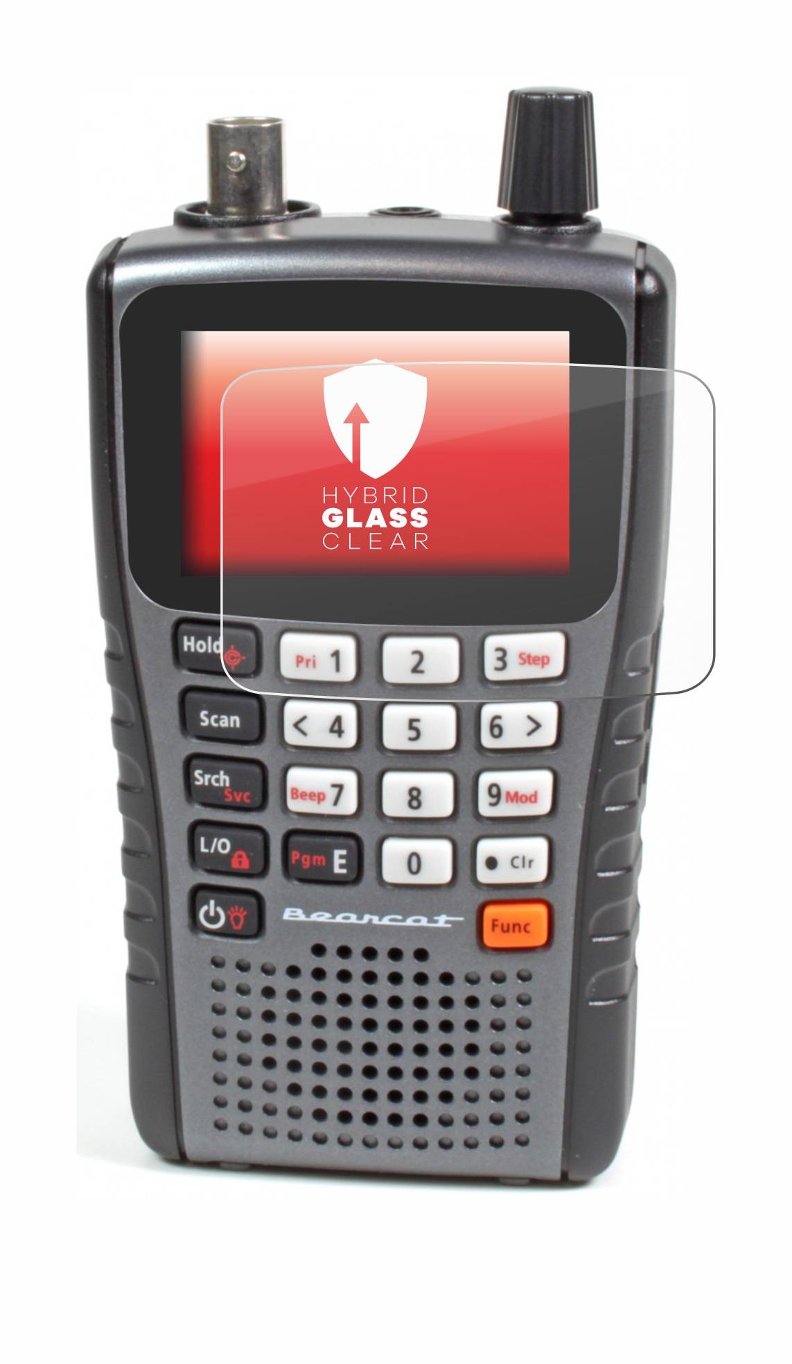 upscreen Hybrid Glass Clear Premium Schutzglas Folie für Uniden