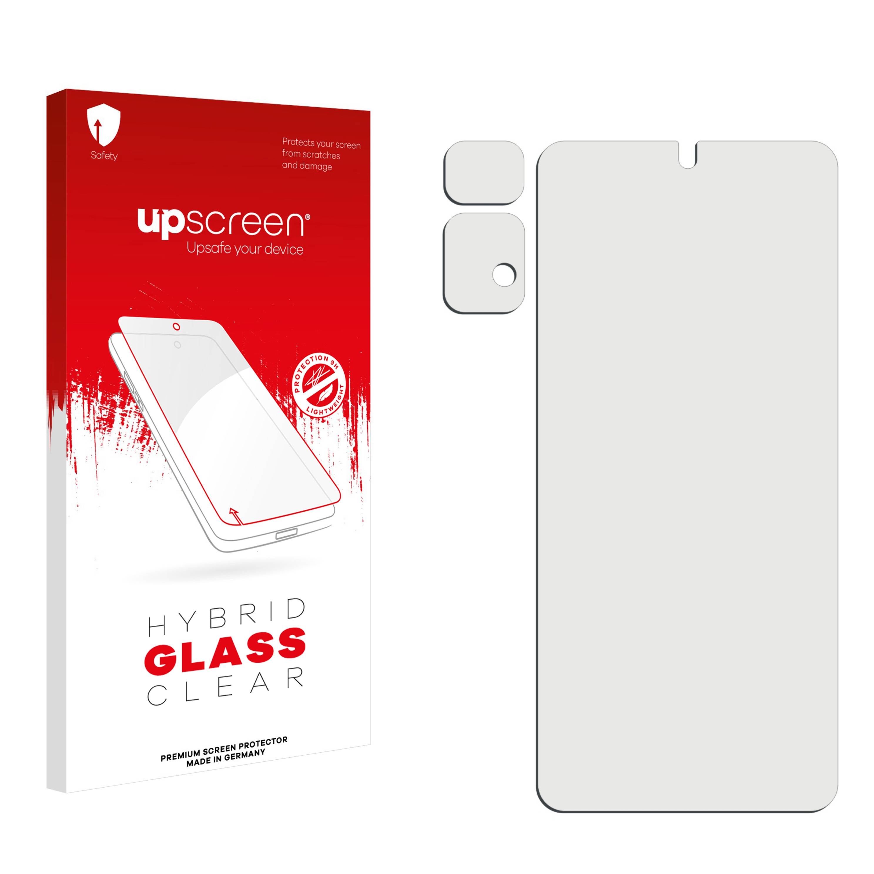 upscreen Flexible Schutz Glas Folie für Xiaomi Redmi Note 11S (Display+Kamera) Schutzglas 9H Hybridglas Klar
