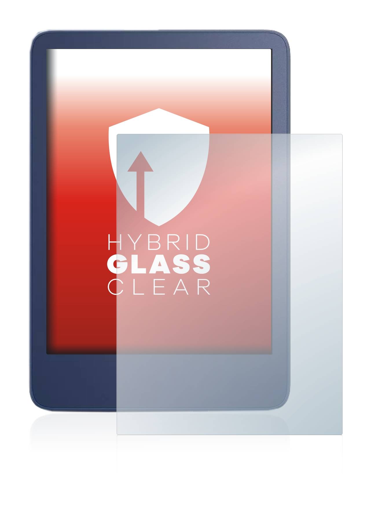 upscreen Hybrid Glass Clear Premium Schutzglas Folie für Amazon Kindle Reader