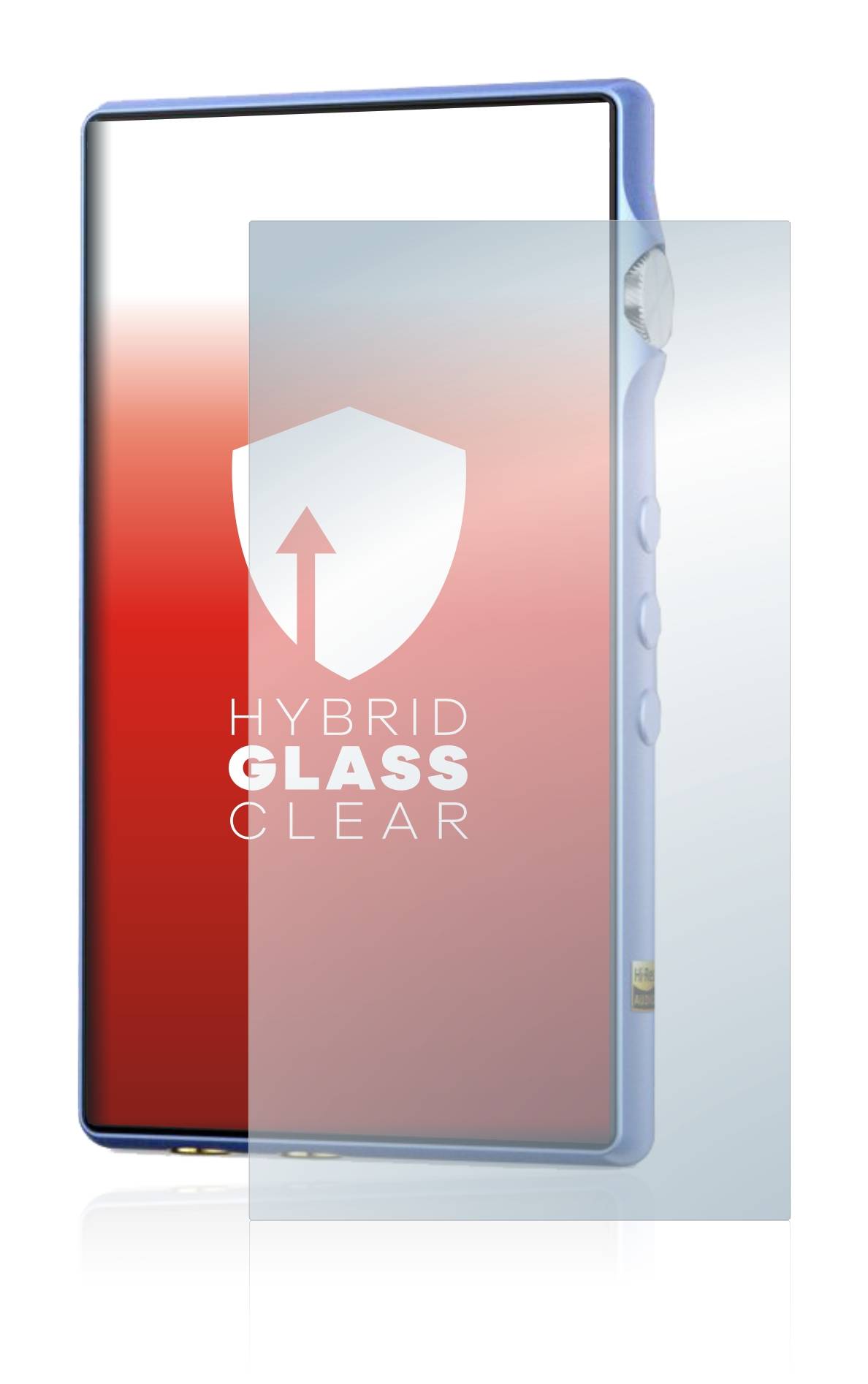 upscreen Flexible Schutz Glas Folie für iBasso DX170 Schutzglas 9H Hybridglas Klar