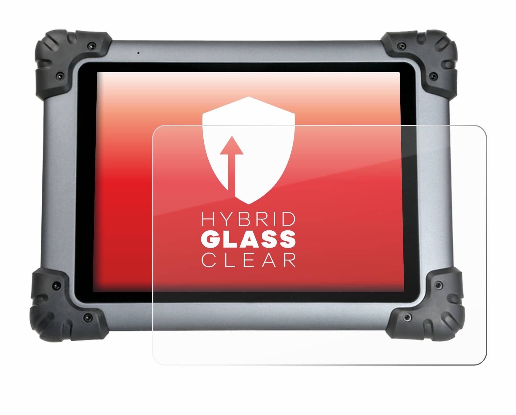 upscreen Hybrid Glass Clear Premium Schutzglas Folie für Autel MaxiSys