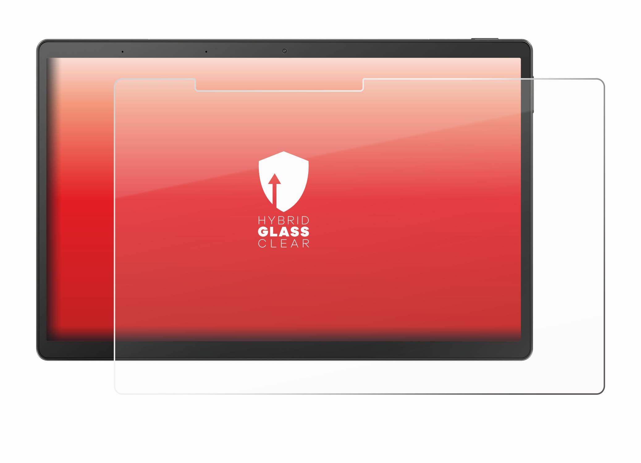 upscreen Hybrid Glass Clear Premium Schutzglas Folie für Asus VivoBook 13 Slate