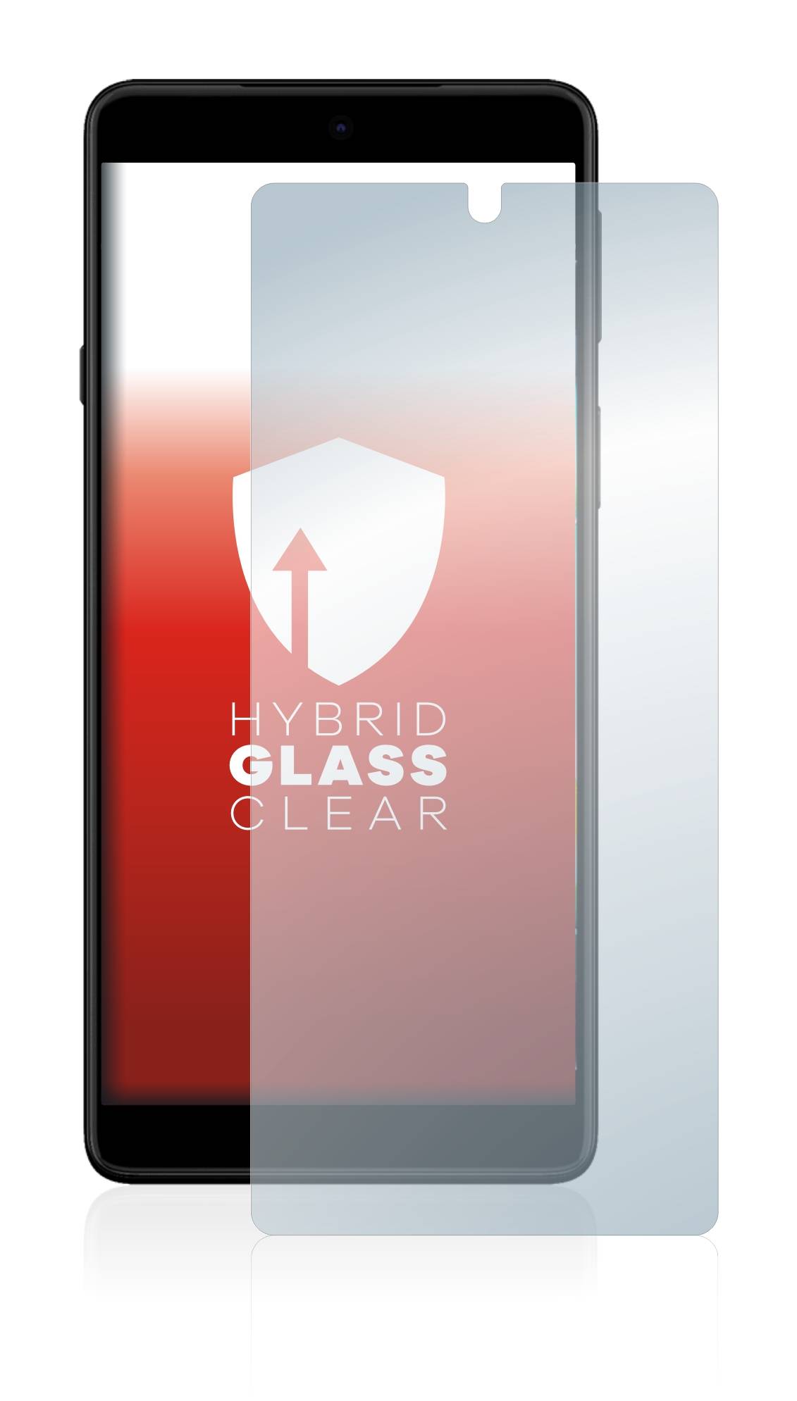 upscreen Flexible Schutz Glas Folie für Motorola Edge 20 Schutzglas 9H Hybridglas Klar