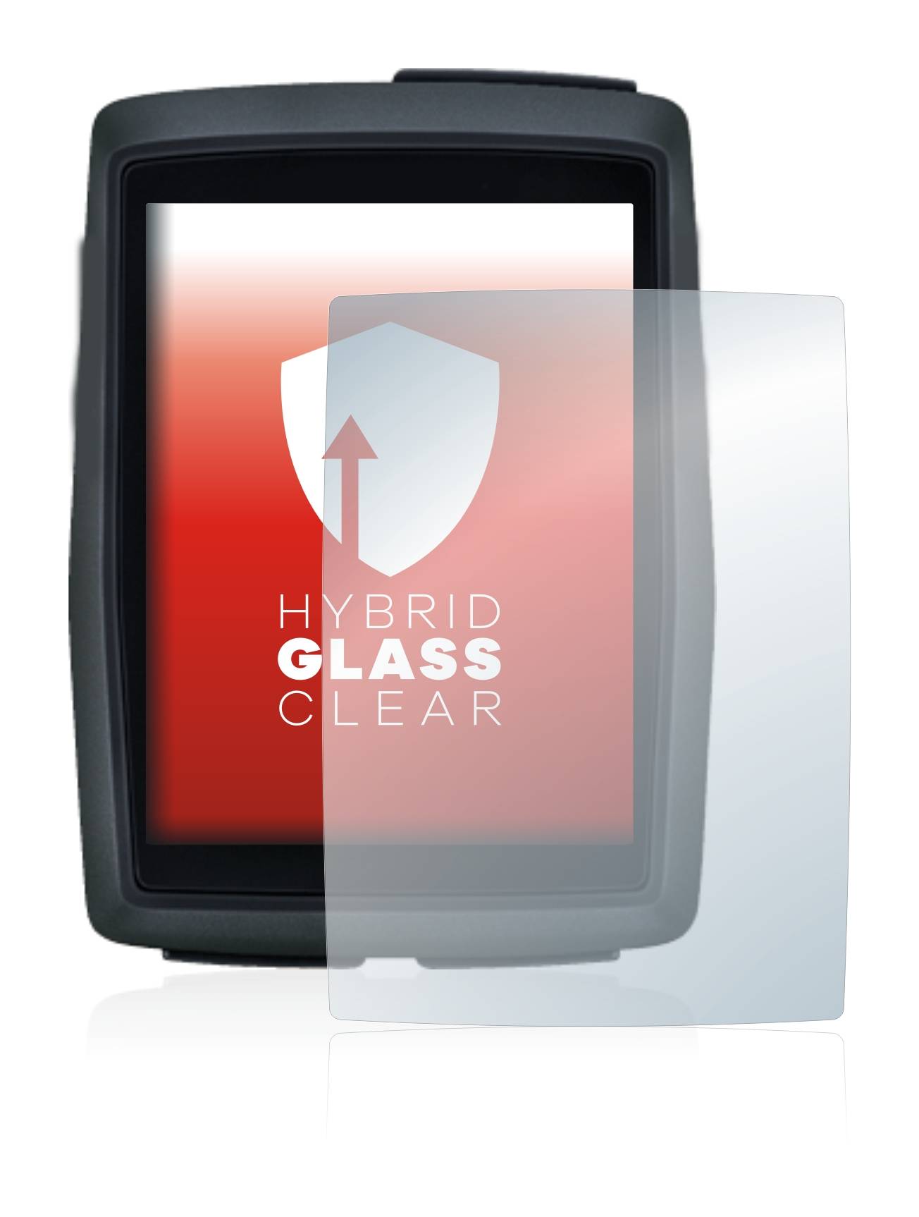 upscreen Flexible Schutz Glas Folie für Sigma BC 14.0 WL Schutzglas 9H Hybridglas Klar